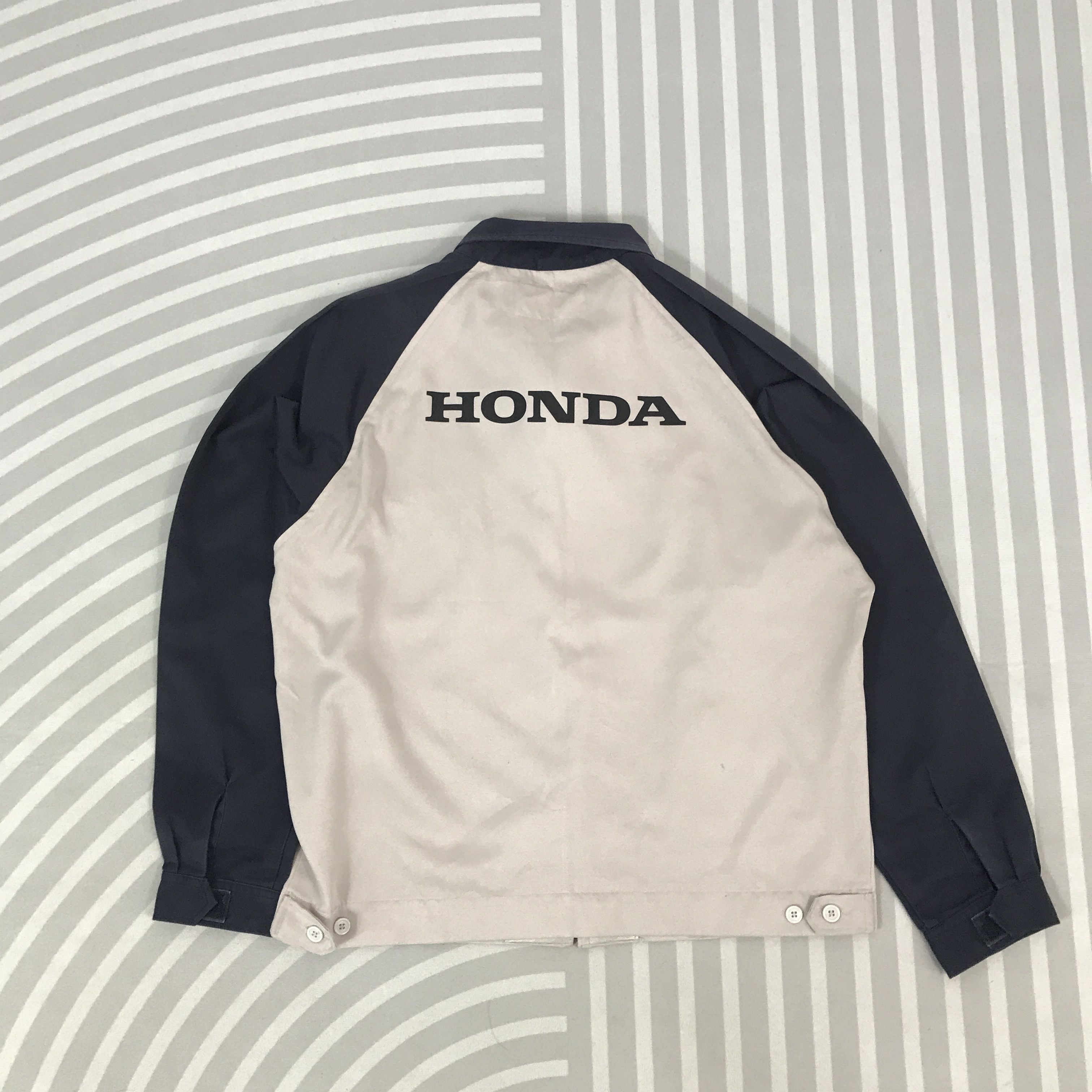 Japanese Brand × Vintage Vintage Honda x Shell oil Racing uniform Jacket Size US L / EU 52-54 / 3 - 1 Thumbnail