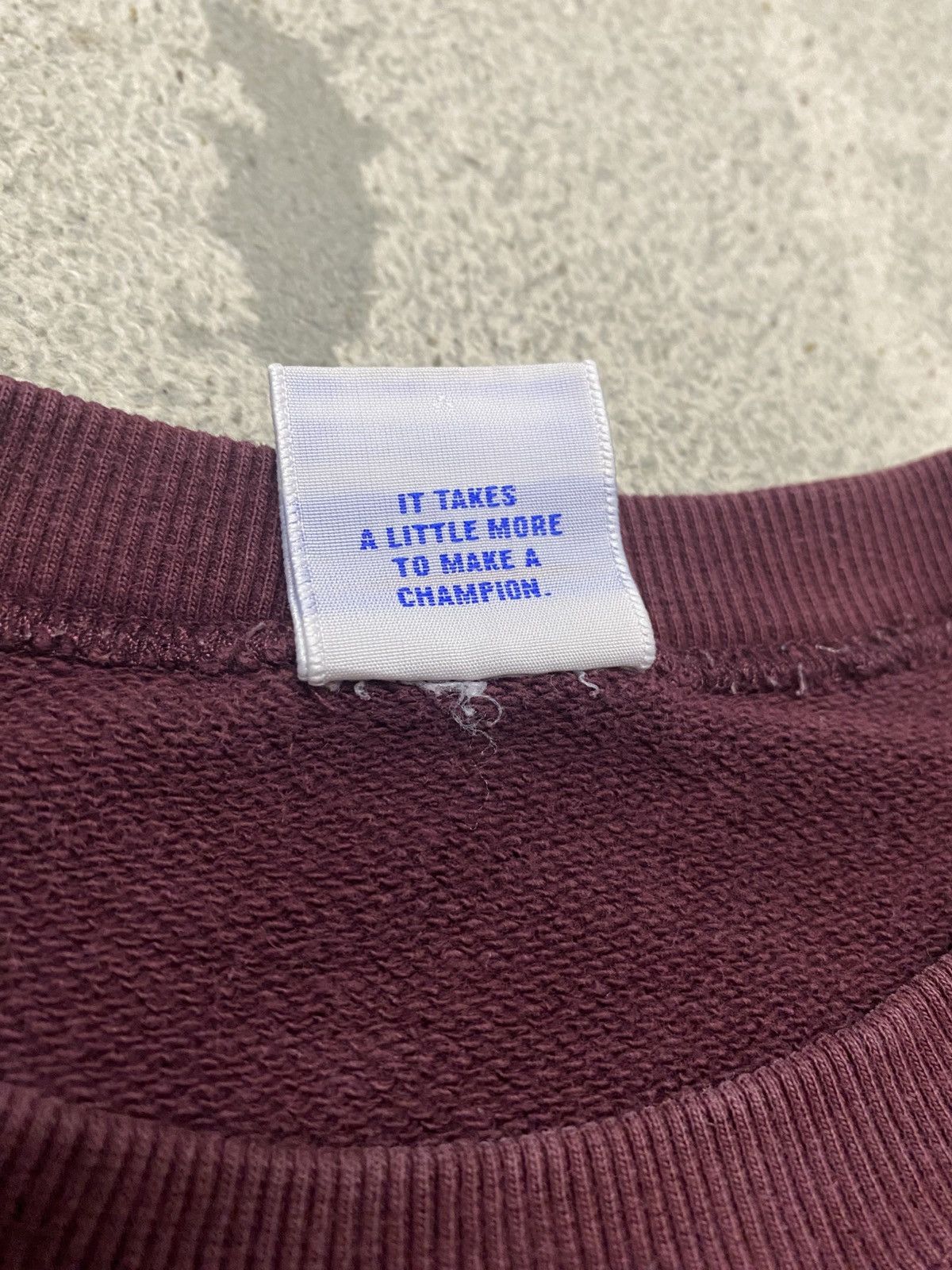 Champion Champion Spell Out Sweatshirt Burgundy Colour Size US M / EU 48-50 / 2 - 6 Thumbnail