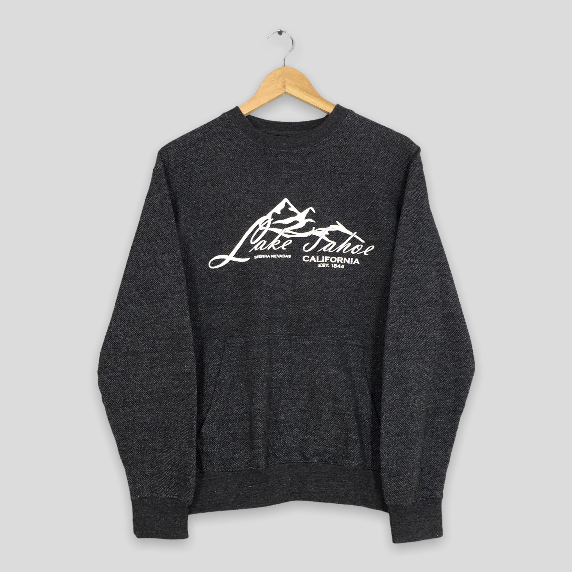 American Apparel × Vintage Vintage Lake Tahoe California Gray Sweatshirt Small Size US S / EU 44-46 / 1 - 1 Thumbnail