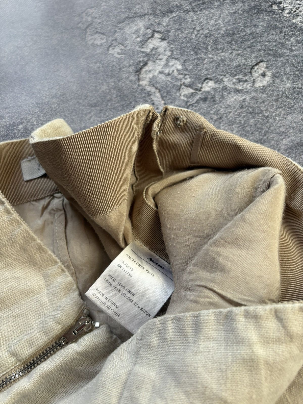 Acne Studios Vintage Acne Studios Ginger Linen PSS12 Skirt Rare Size 26" / US 2 / IT 38 - 10 Thumbnail