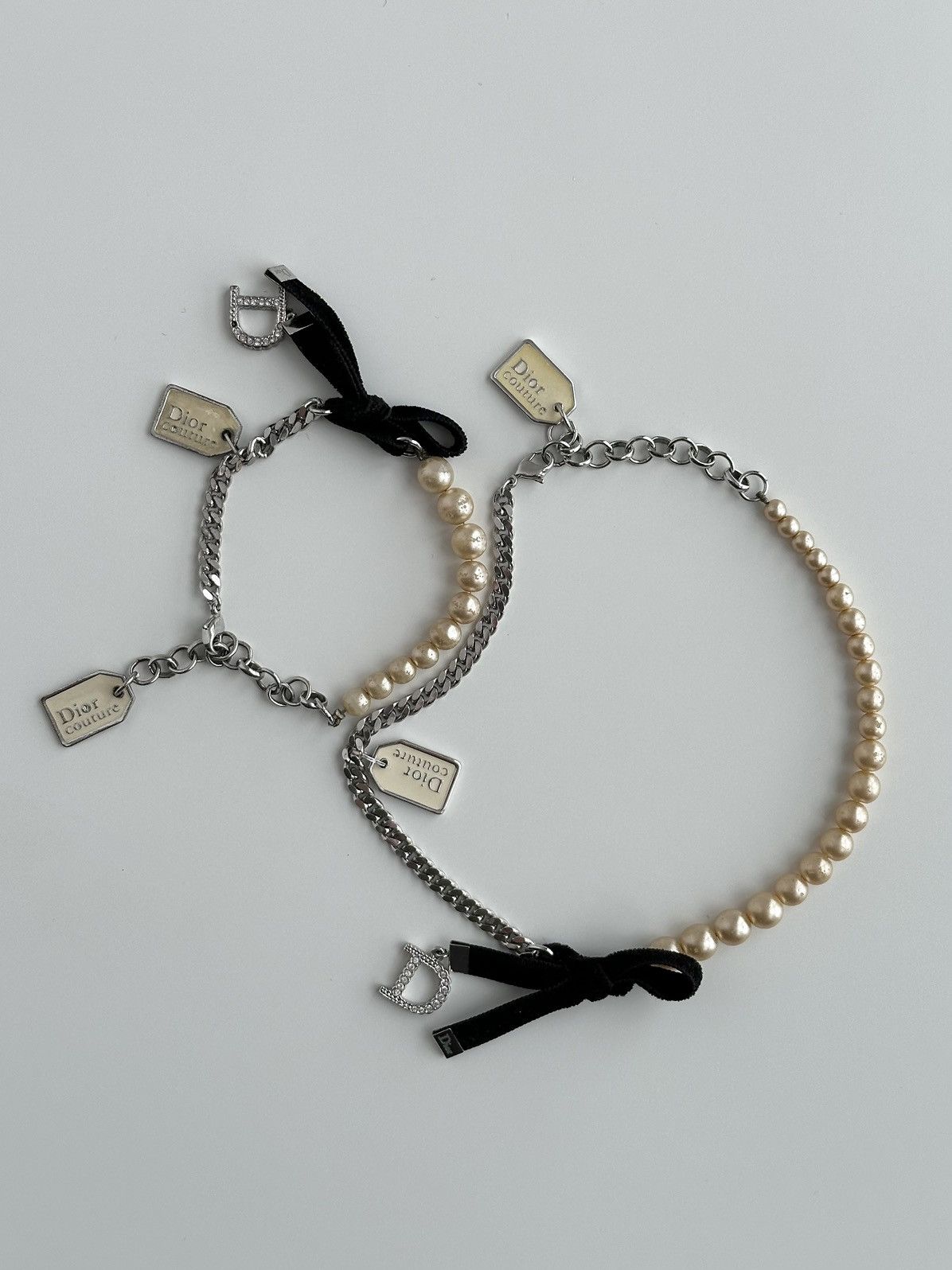 Dior Dior Velvet Bow and Pearl Bracelet by John Galliano Size ONE SIZE - 7 Thumbnail