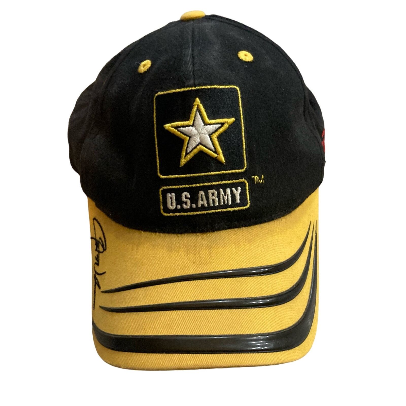 NASCAR Vintage US ARMY NASCAR Jerry Nadeau #01 Adjustable Hat Cap Size ONE SIZE - 1 Thumbnail