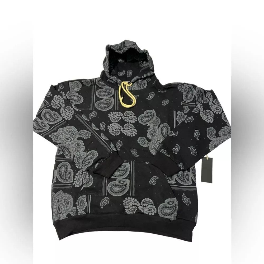 Other Bananas Monkey Black Paisley Hoodie Size US XXL / EU 58 / 5 - 1 Thumbnail