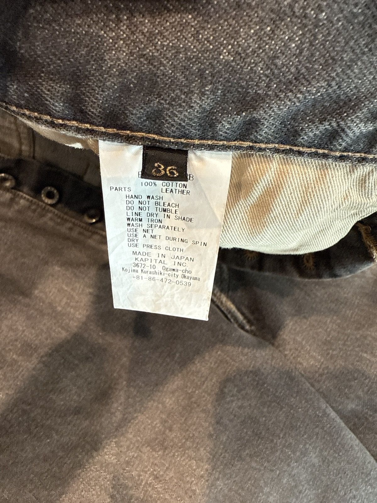 Kapital Kapital Bones Denim Jeans Black Size US 36 / EU 52 - 4 Thumbnail