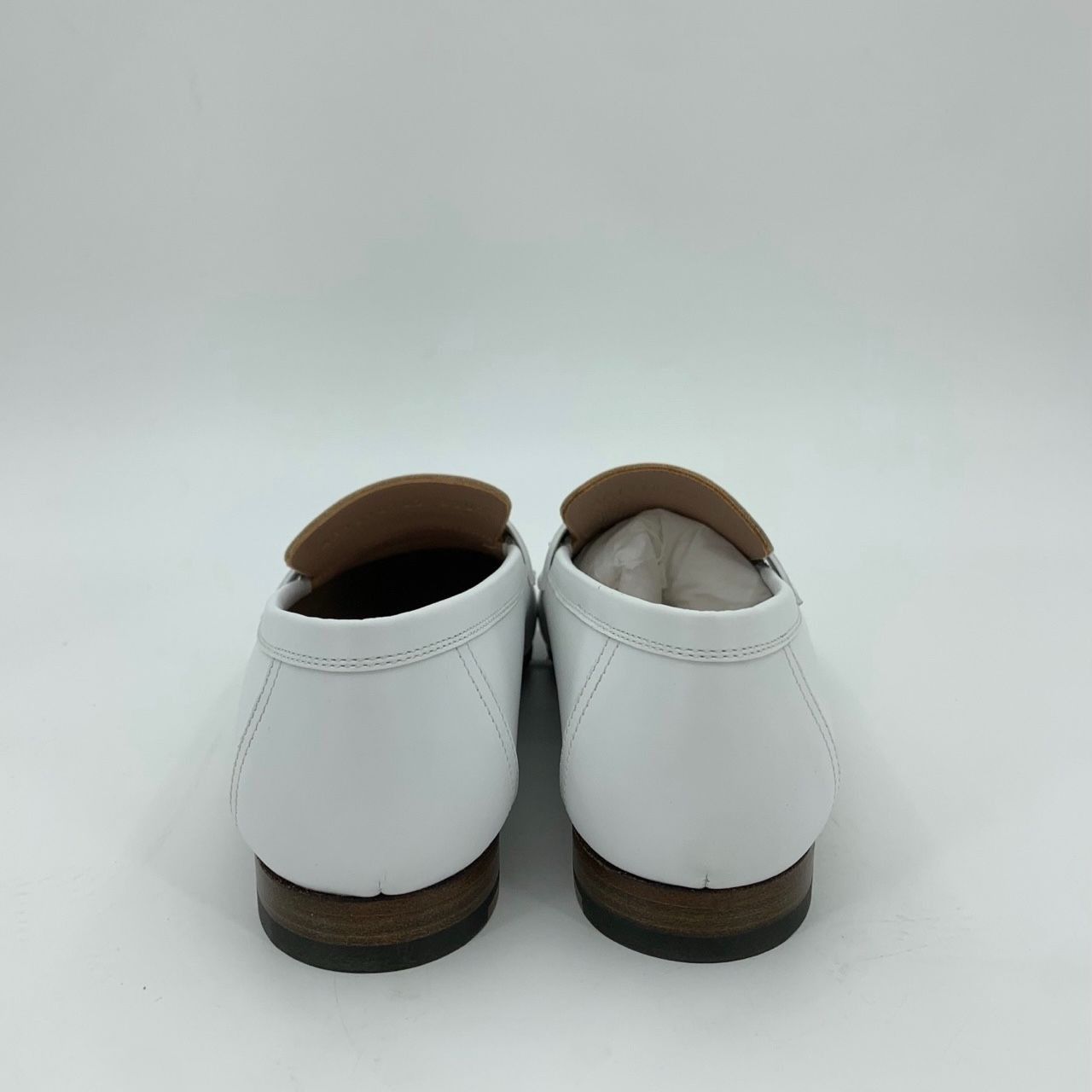 Hermes Hermès Womens Mocassins Royal Leather Flats Size 38 White & Size US 8 / IT 38 - 7 Thumbnail