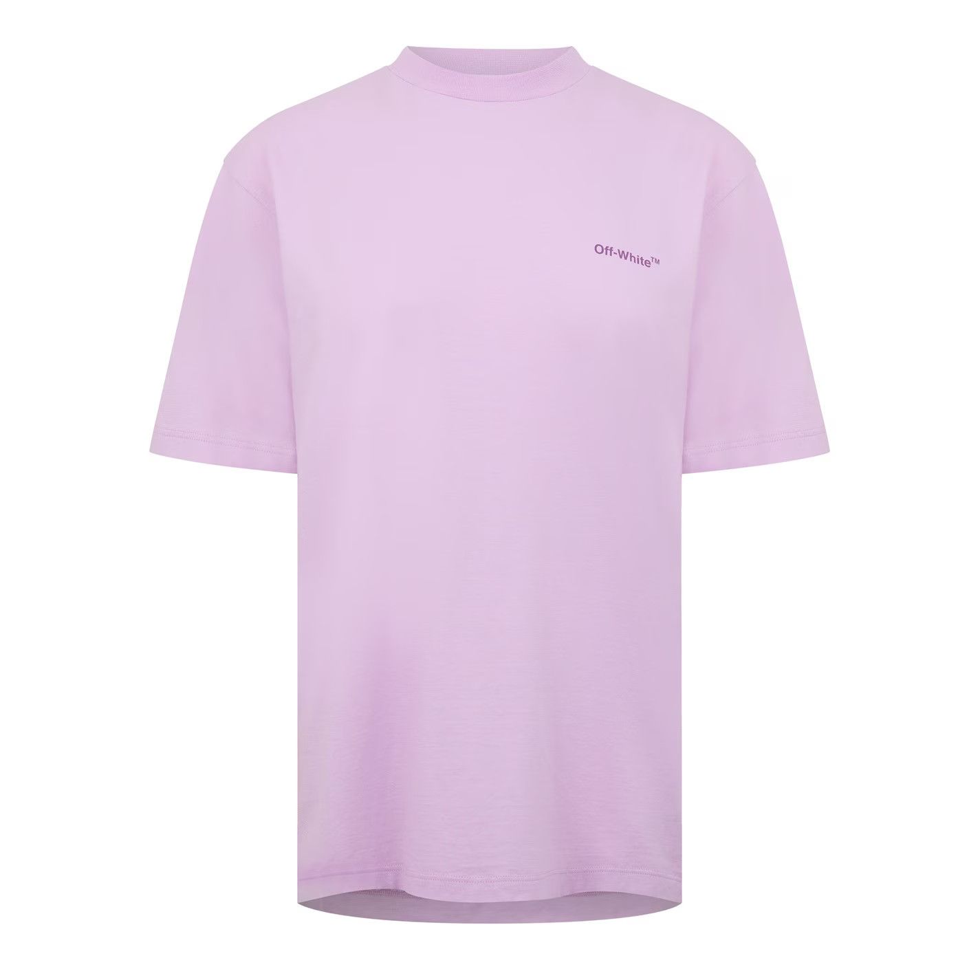 Off-White o1g2r1mq1224 T Shirt in Lilac Fuchsia Size XL / US 12-14 / IT 48-50 - 1 Thumbnail