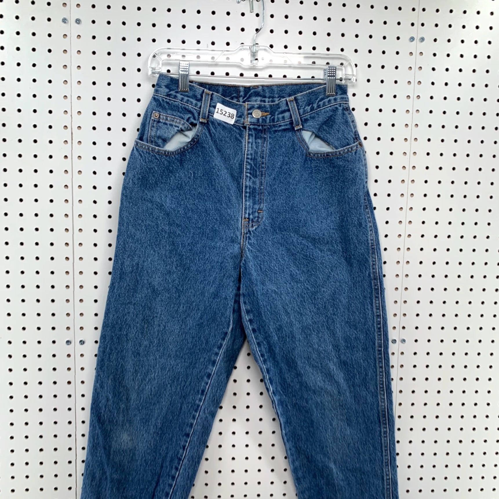 Vintage VINTAGE Emporio Gitano Denim Blue Jeans High Rise Womens 10 Tapered Dark Wash Jeans Size 32" / US 10 / IT 46 - 2 Thumbnail