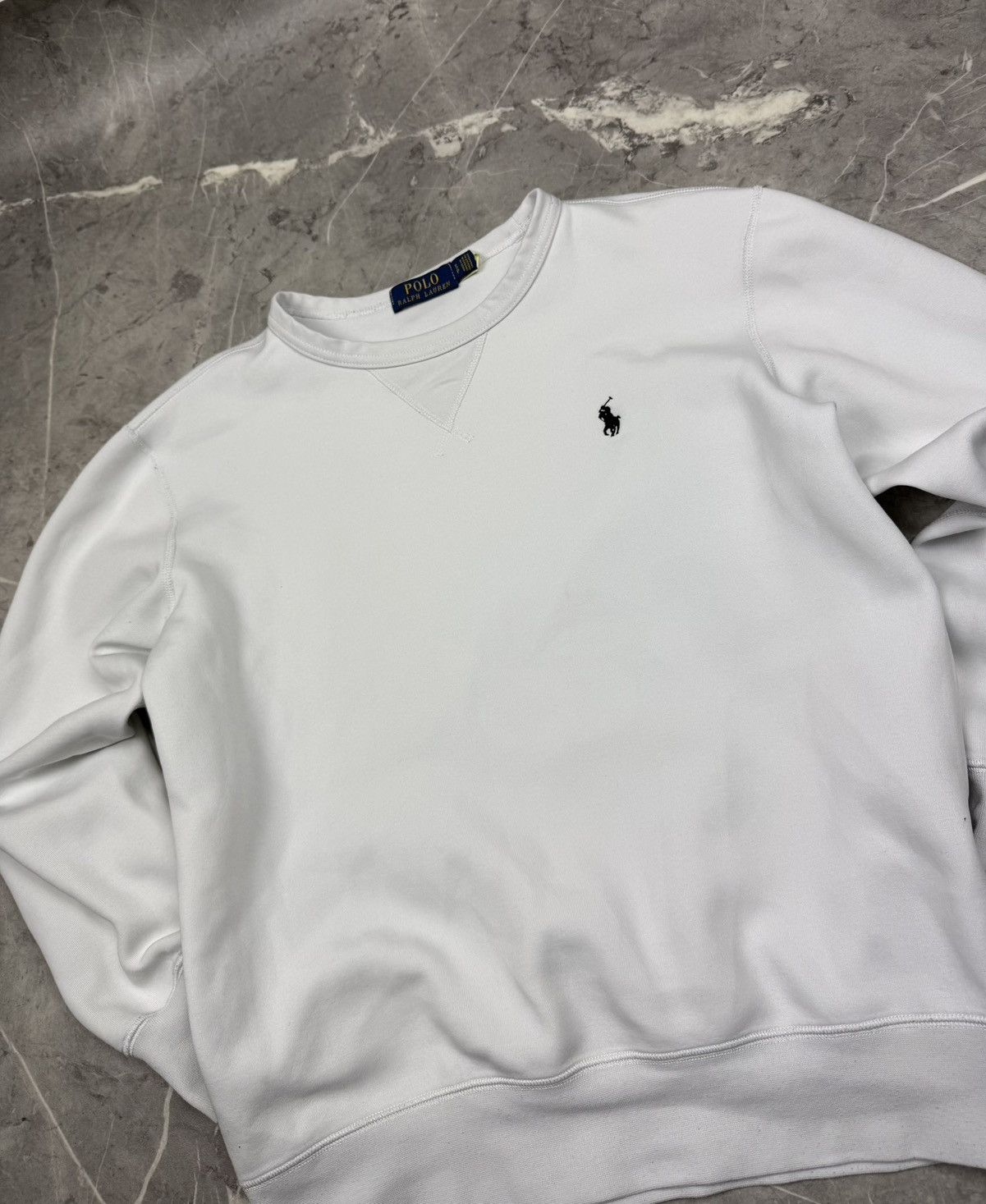 Polo Ralph Lauren Ralph Lauren Sweater White | Vintage Crewneck | Size S Size US S / EU 44-46 / 1 - 4 Thumbnail