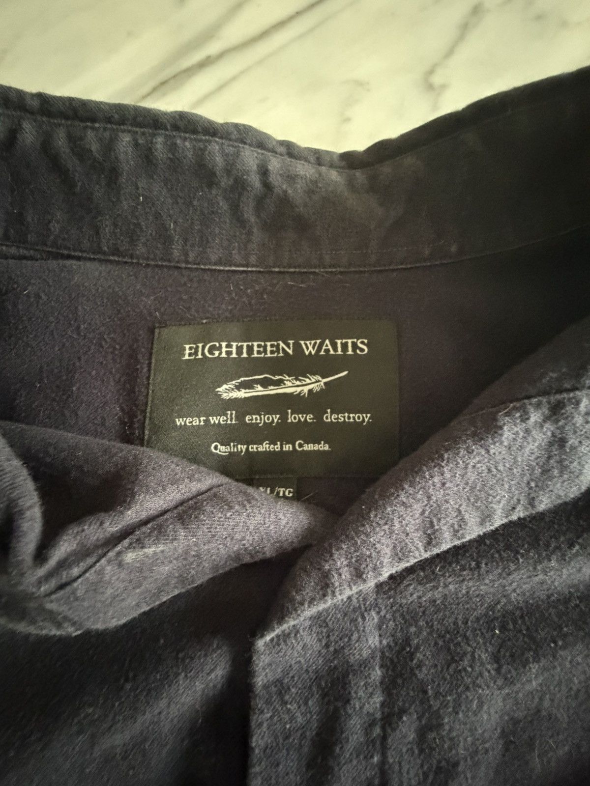 Other Eighteen Waits Black Button Up Shirt – Made in Canada Size US XL / EU 56 / 4 - 2 Thumbnail