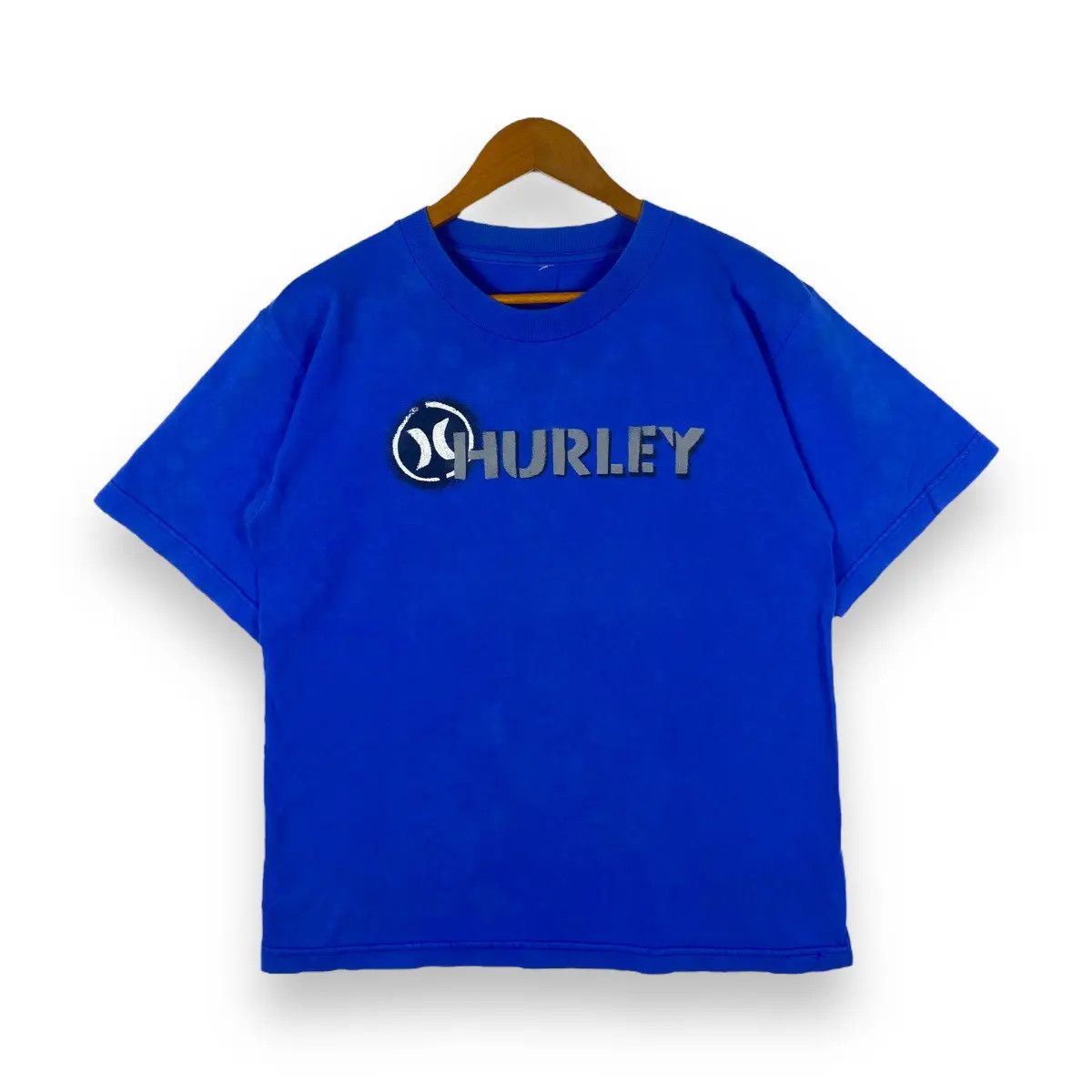 Hurley Vintage 00's HURLEY Reflective Logo Surf Skate Tee Shirt Size US M / EU 48-50 / 2 - 1 Thumbnail