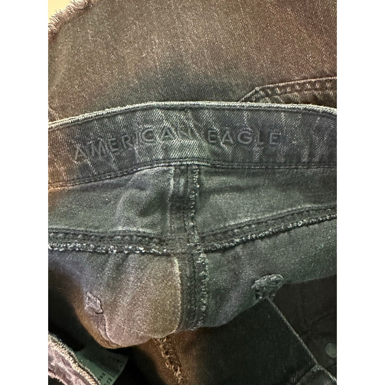 American Eagle Outfitters American Eagle denim distressed cut off shorts size 00 Size 24" / US 00 / IT 34 - 3 Thumbnail