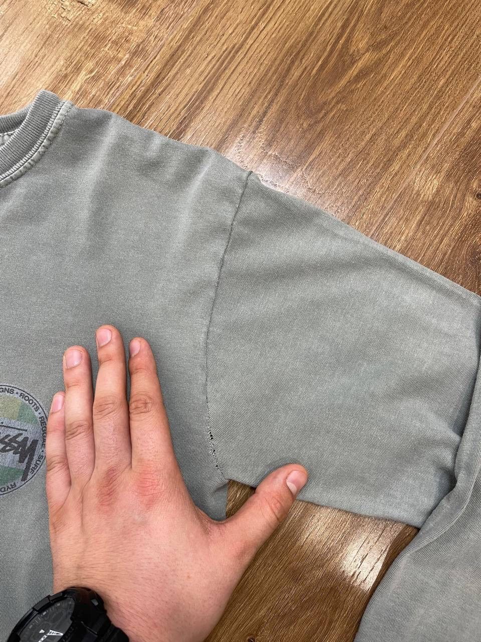 Hypebeast × Stussy Vintage Stussy Y2K Big Logo Worldwide Longsleeve Tee Shirt Size US S / EU 44-46 / 1 - 13 Thumbnail
