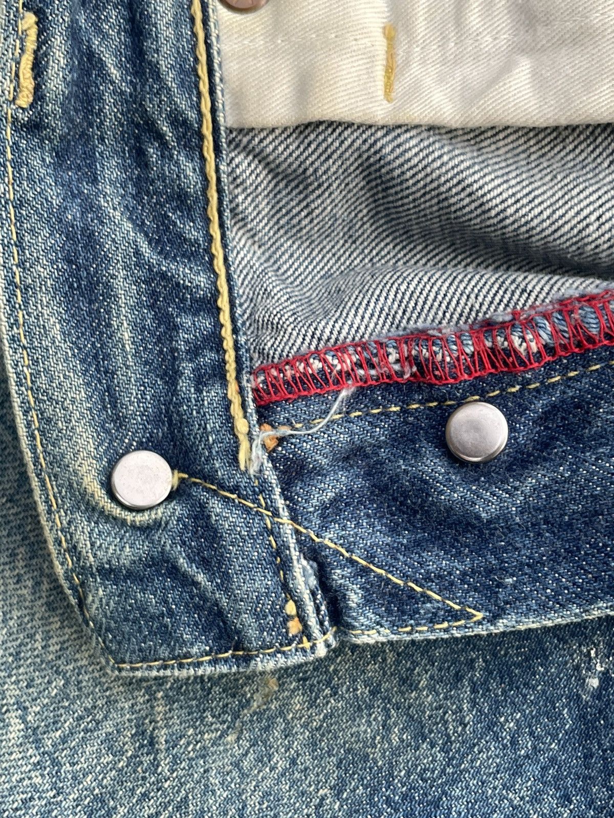 Japanese Brand Vintage Selvedge DopeDrakker Denim Size US 32 / EU 48 - 18 Thumbnail