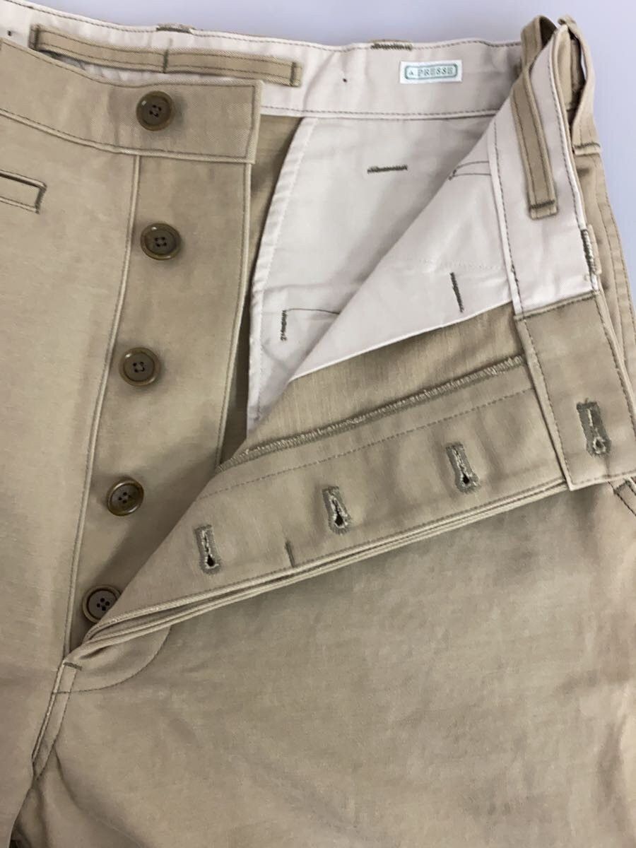 A.PRESSE Green Cotton Straight Pants Motorcycle Trousers Size US 30 / EU 46 - 3 Thumbnail