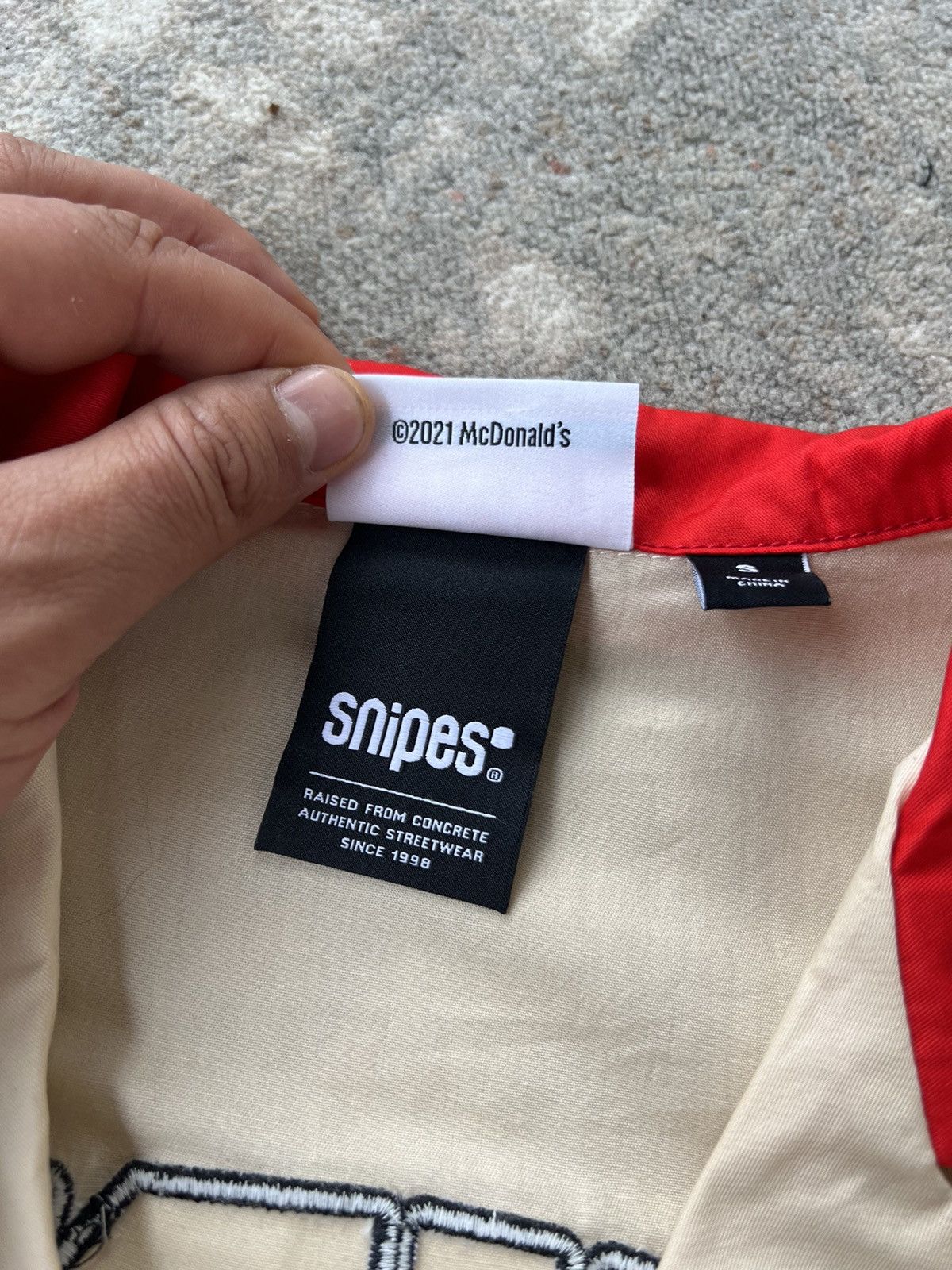 Snipes Snipes McDonald's Shirt Size US S / EU 44-46 / 1 - 5 Thumbnail