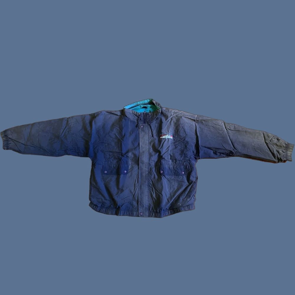 Vintage VINTAGE New York City Marathon 1995 Jacket Men's XL Blue Distressed 90s Size US XL / EU 56 / 4 - 1 Thumbnail