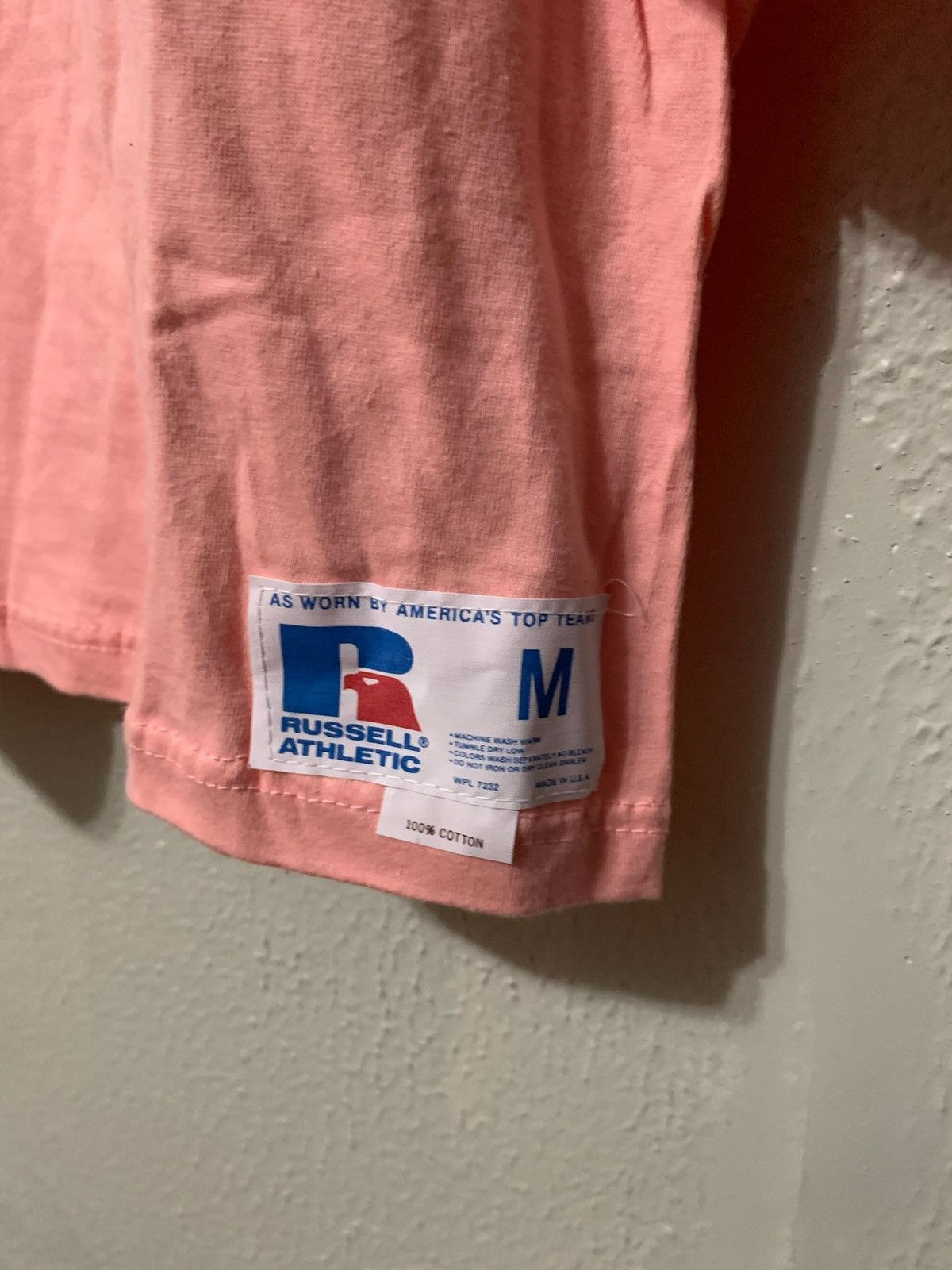 Russell Athletic × Vintage Vintage Pink Russell Athletic Jersey Size US S / EU 44-46 / 1 - 1 Thumbnail