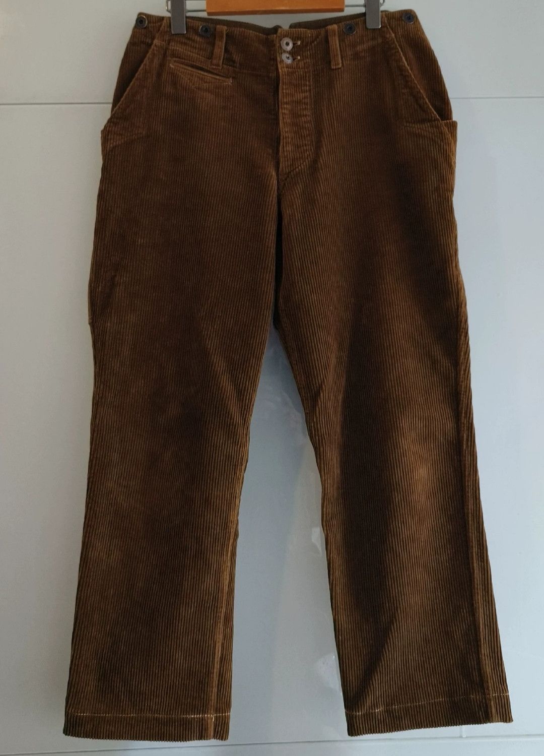 image of Freewheelers Heavyweight Corduroy Work Pants in Brown, Men's (Size 32)