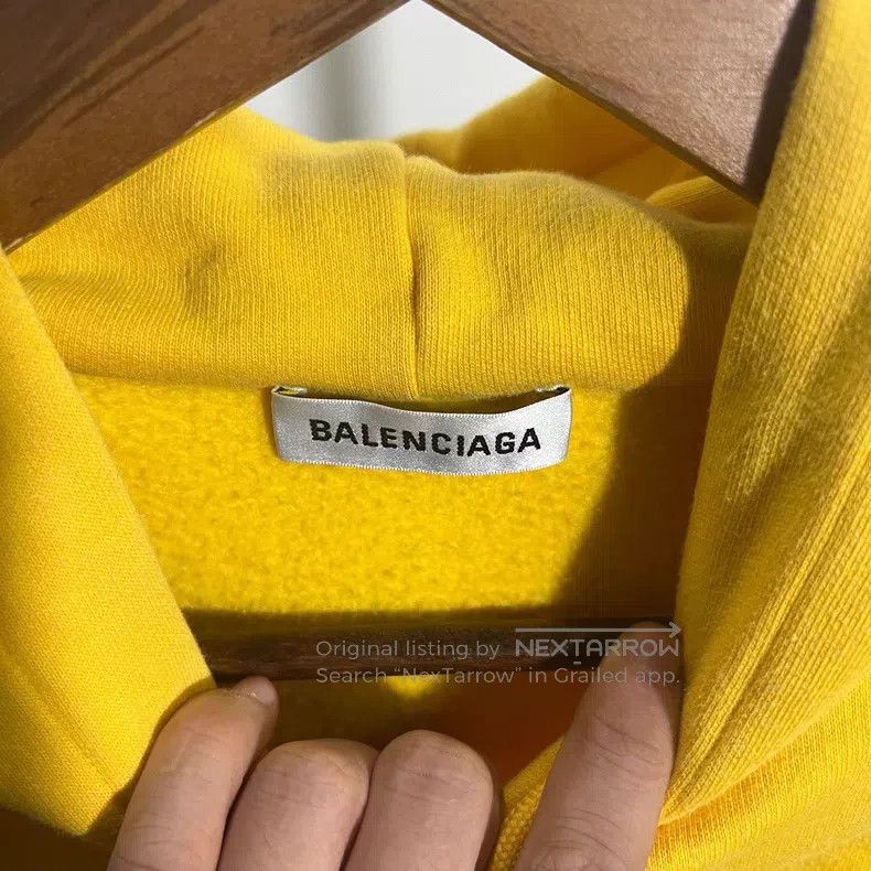 Balenciaga Balenciaga Embroidered Logo Hoodie Size US XS / EU 42 / 0 - 3 Thumbnail