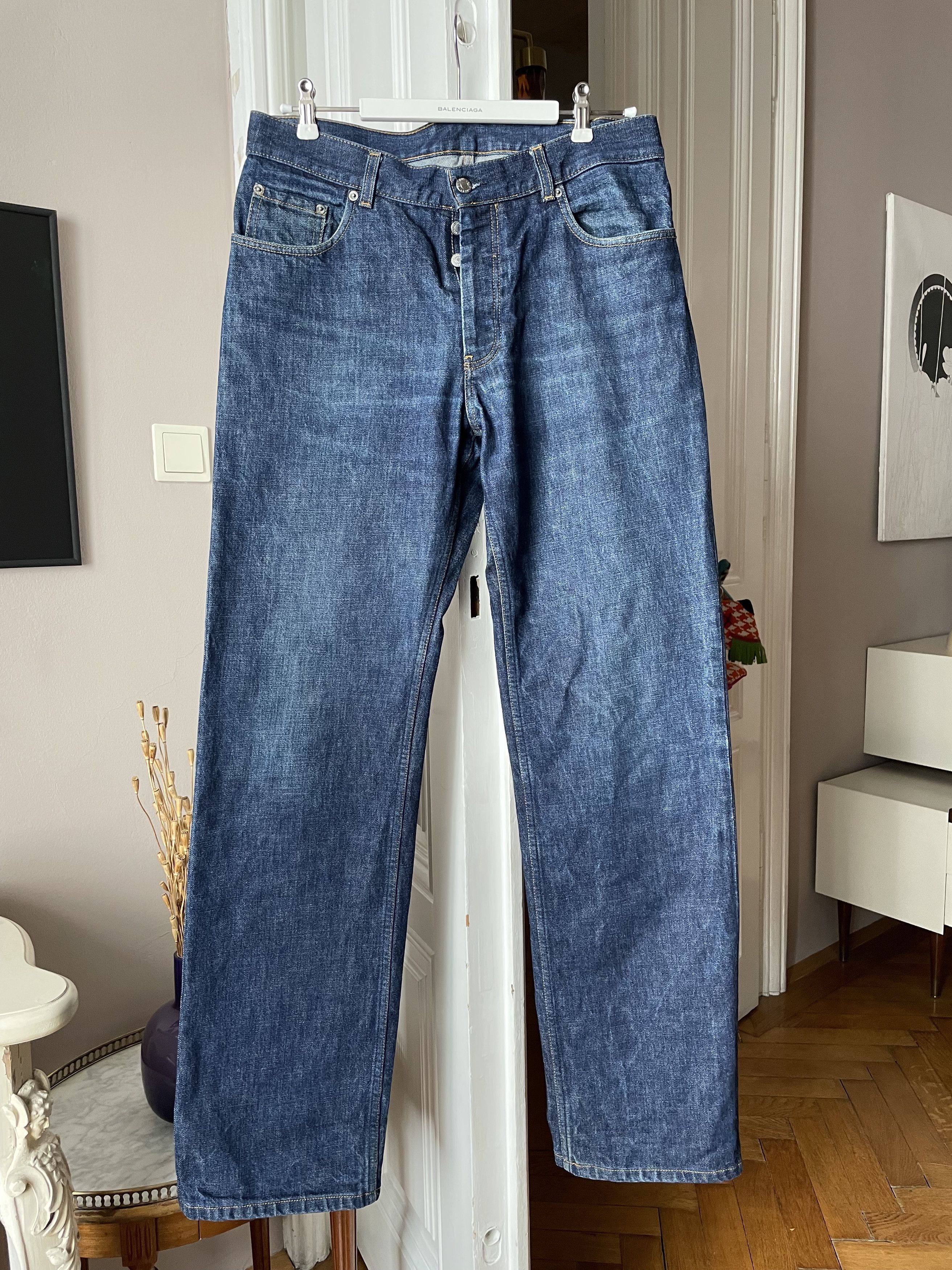 image of Helmut Lang Vintage Jean In Top Condition in Blues, Men's (Size 34)
