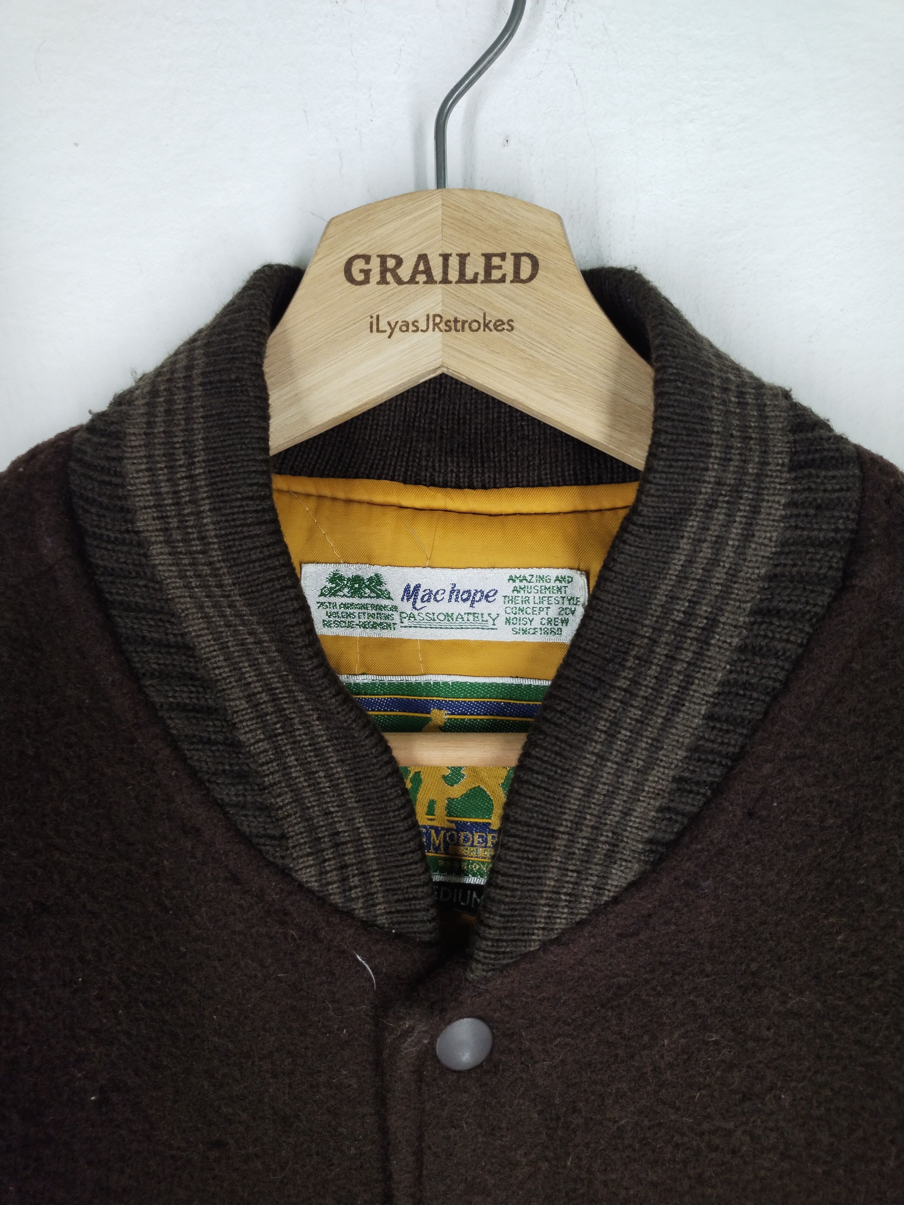 Vintage Vtg US Mac Hope Varsity Jacket Size US L / EU 52-54 / 3 - 21 Thumbnail