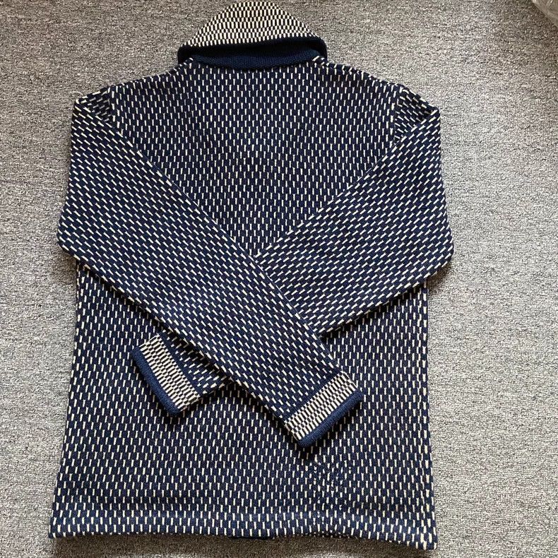 RRL Ralph Lauren RRL Ralph Lauren Vintage Indigo Wool Cotton Cardigan sweat Size US S / EU 44-46 / 1 - 2 Thumbnail
