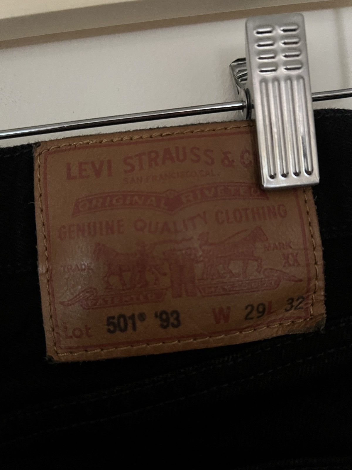Levi's Levis 501 Denim Black Size US 29 - 5 Thumbnail