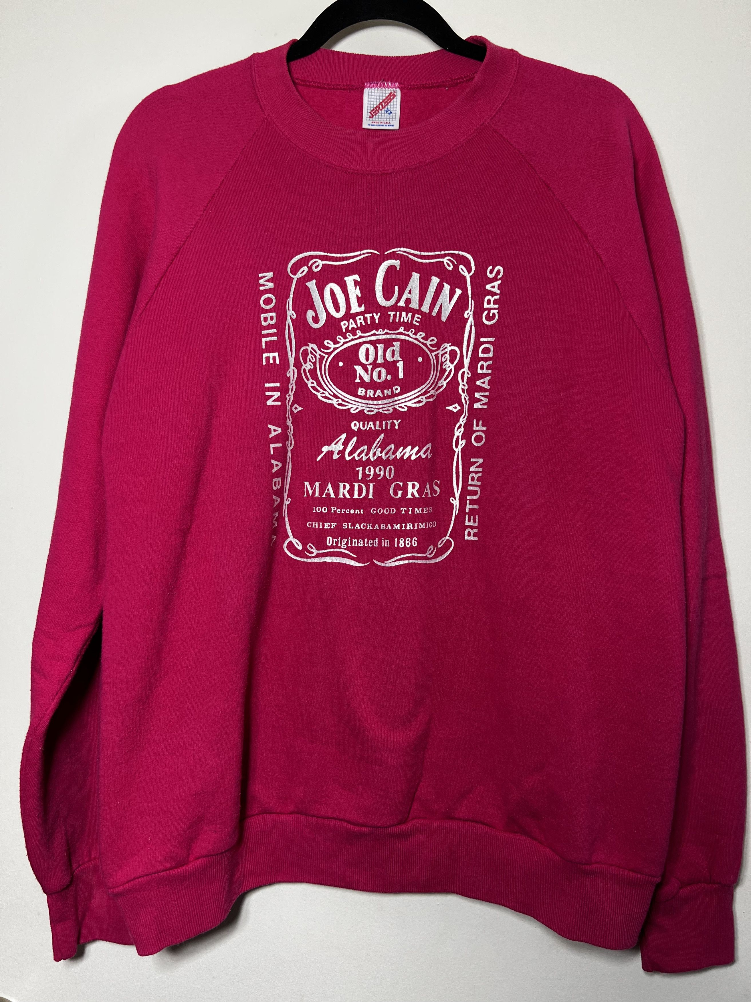 Vintage Vintage 1990's Joe Cain Mobile, Alabama Mardi Gras Crewneck Size US XL / EU 56 / 4 - 1 Thumbnail