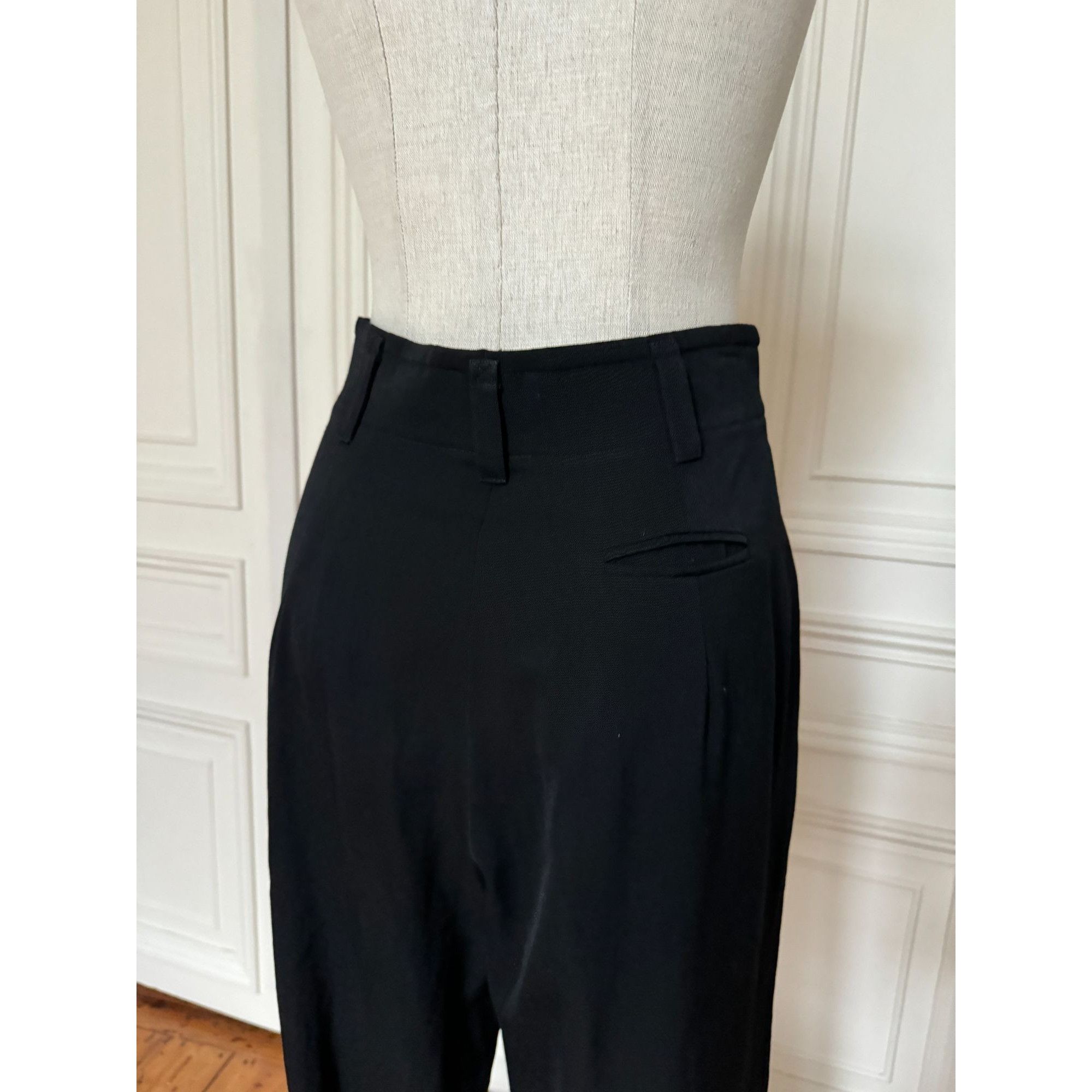 Jil Sander 1980s Black Wool Pants Suit Size S / US 4 / IT 40 - 6 Thumbnail