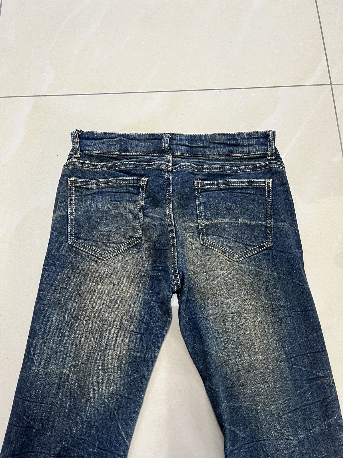 Hysteric Glamour Flare Jeans Japanese mud rusty thunder skinny low rise Size US 27 - 8 Thumbnail