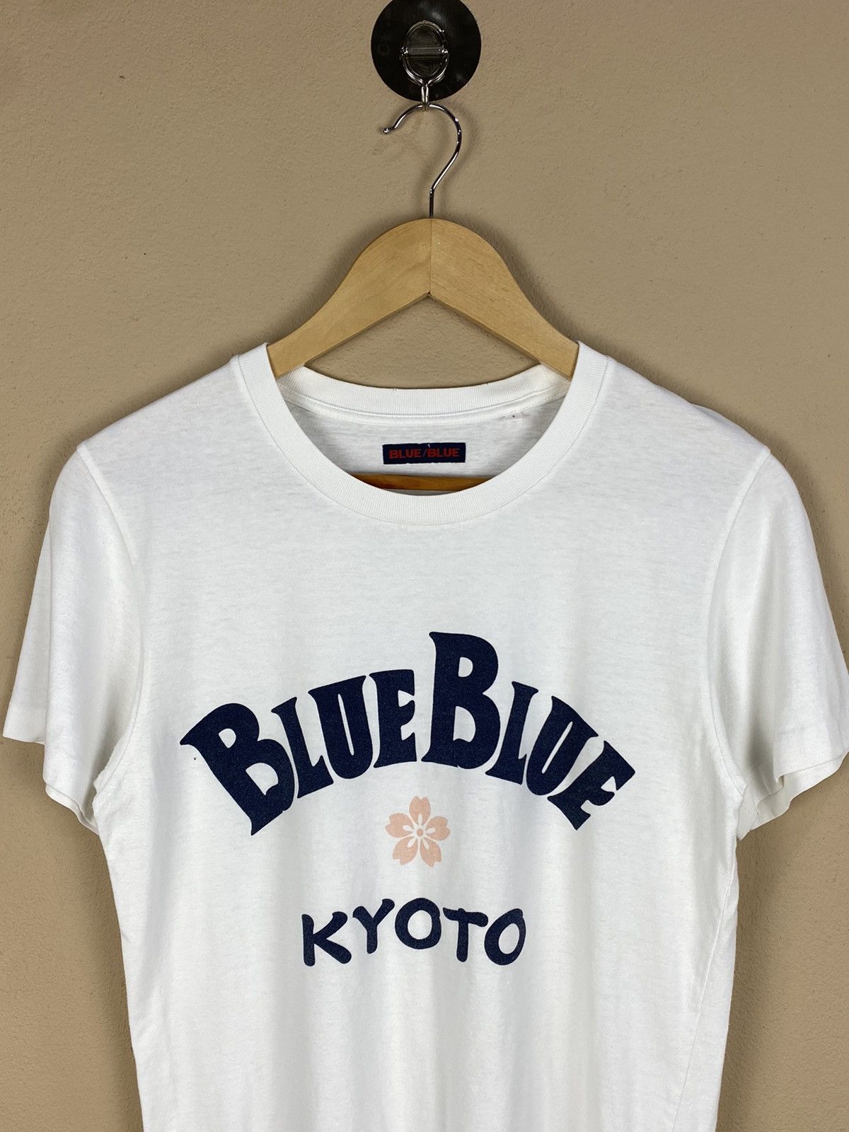 Blue Blue Japan × Japanese Brand RARE BLUE BLUE KYOTO JAPANESE TSHIRT Size US S / EU 44-46 / 1 - 4 Thumbnail