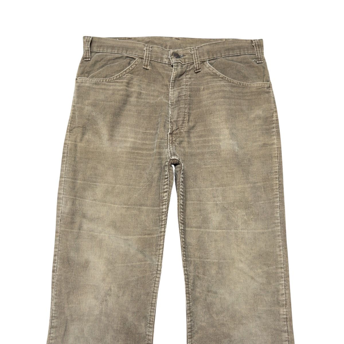 Levi's Vintage 70s Levis 646 Brown Corduroy Flare Jeans Size US 34 / EU 50 - 3 Thumbnail