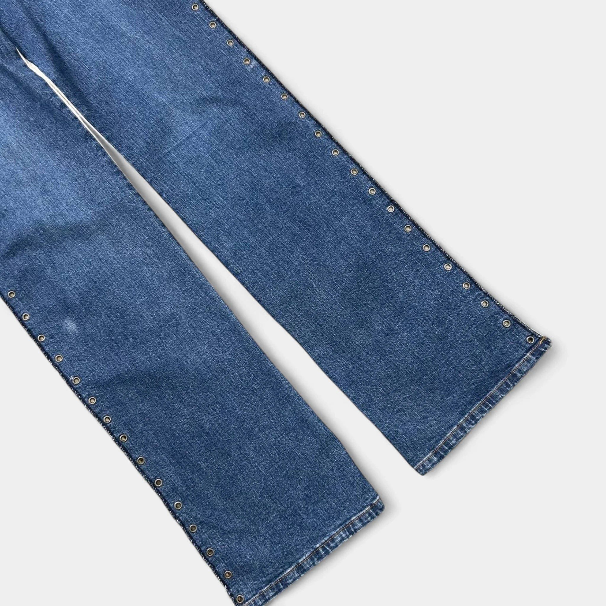 Dolce & Gabbana Dolce & Gabbana 2000's Hybrid Studded Jeans Pants Size 29" - 3 Thumbnail
