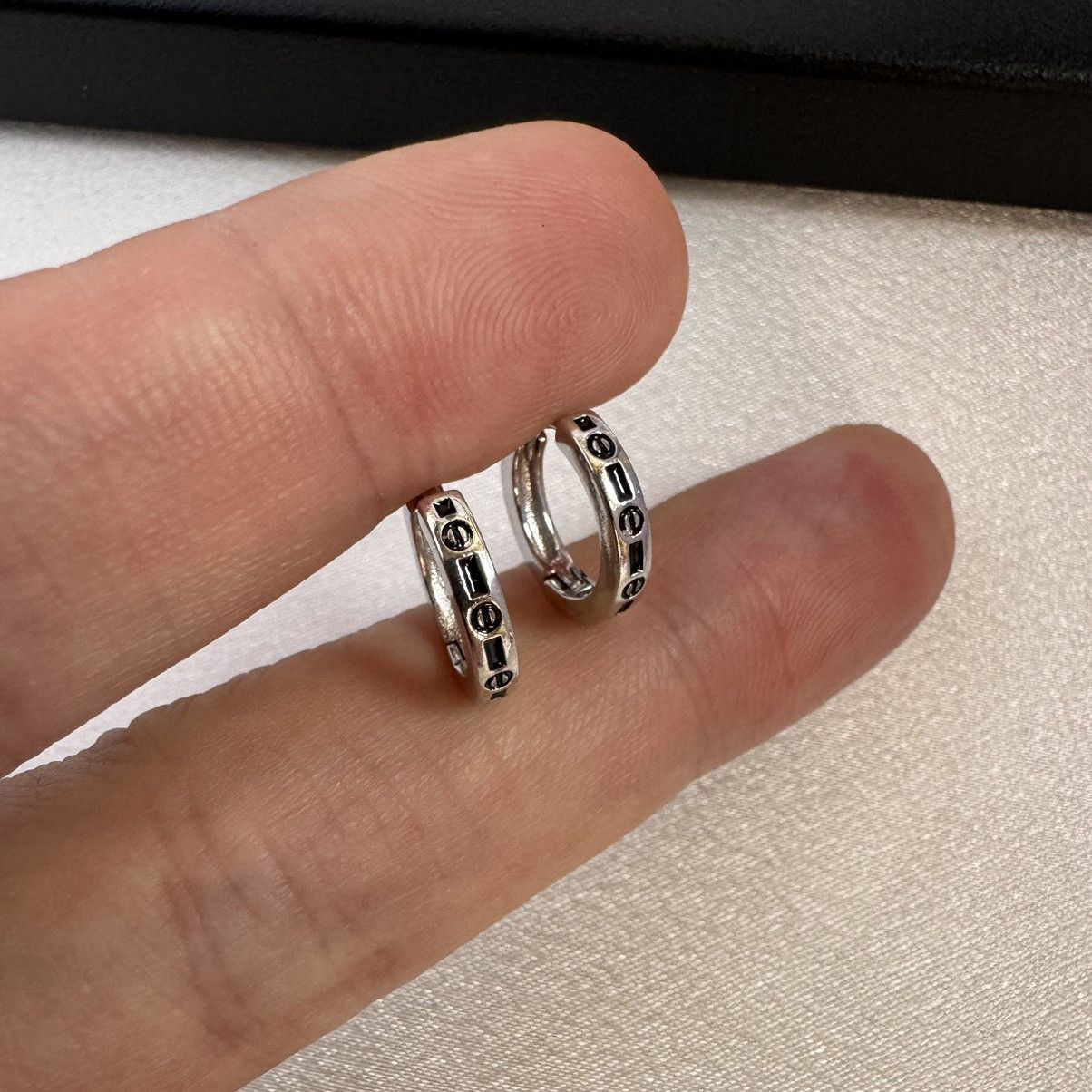 Other 13mm Small Hoop Earrings for Men Women,Hip Hop Unisex Style Size ONE SIZE - 6 Thumbnail