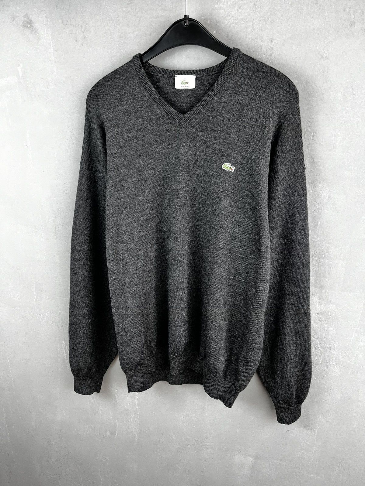 Lacoste × Vintage Lacoste pullover sweater Size US XL / EU 56 / 4 - 1 Thumbnail