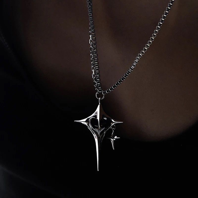 Jewelry × Vintage Sweet Cool Big Cross Pendent Necklace Size ONE SIZE - 2 Thumbnail