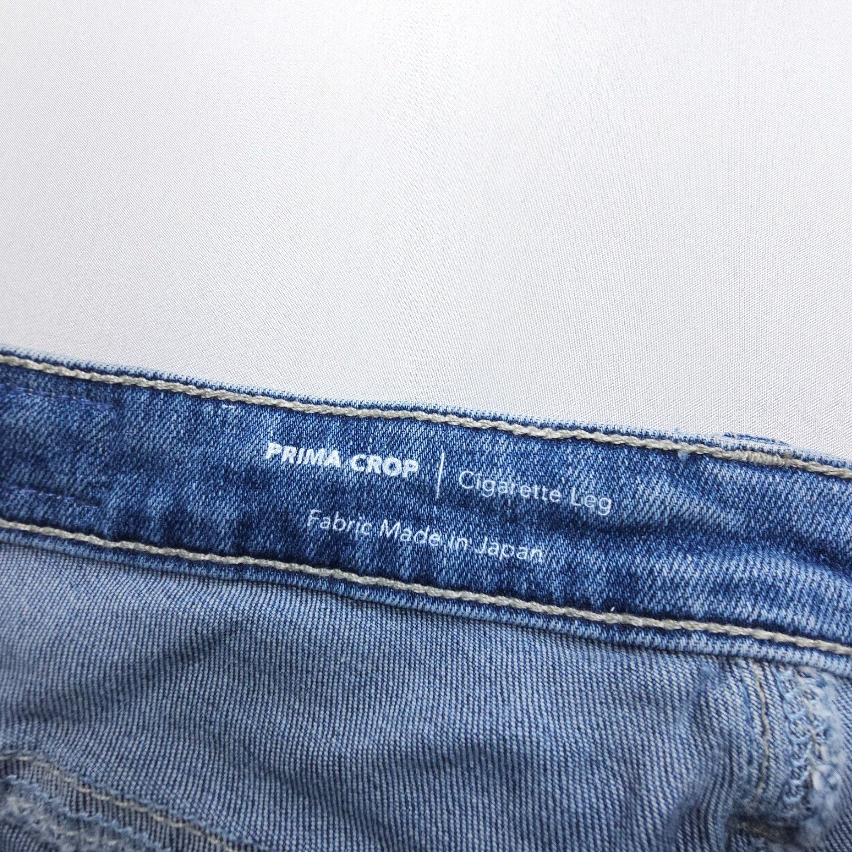 Denime AG Adriano Goldschmied Prima Crop Cigarette Leg Jeans 30 Denim Women Regular Blue 5-Pocket Inseam 26 Vintage No Astr. Size 30" / US 8 / IT 44 - 3 Thumbnail