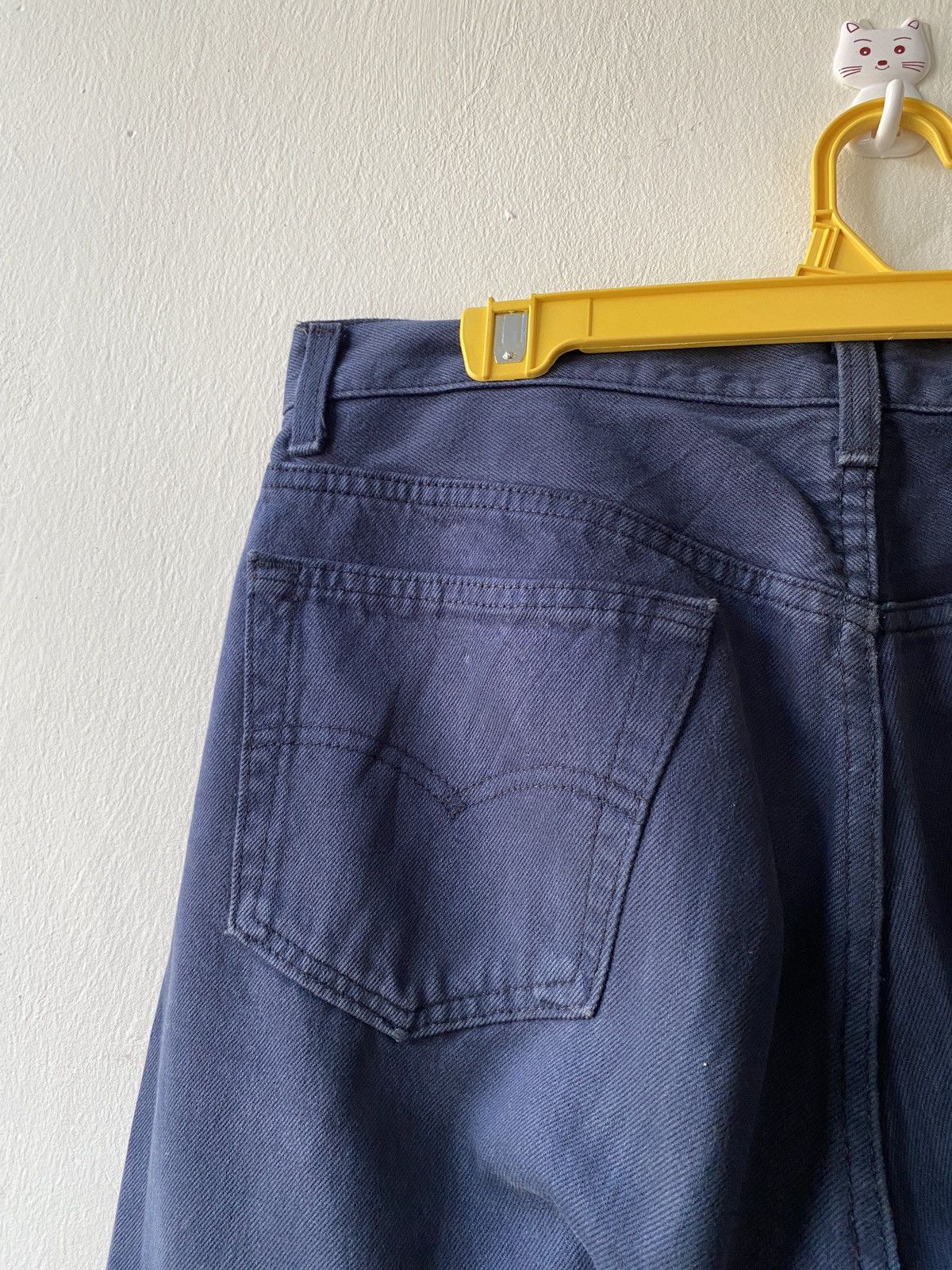 Levi's × Levi's Vintage Clothing × Vintage Vintage 90s Levi’s 501 Blue White Tye Dye Distressed Denim Size US 34 / EU 50 - 11 Thumbnail