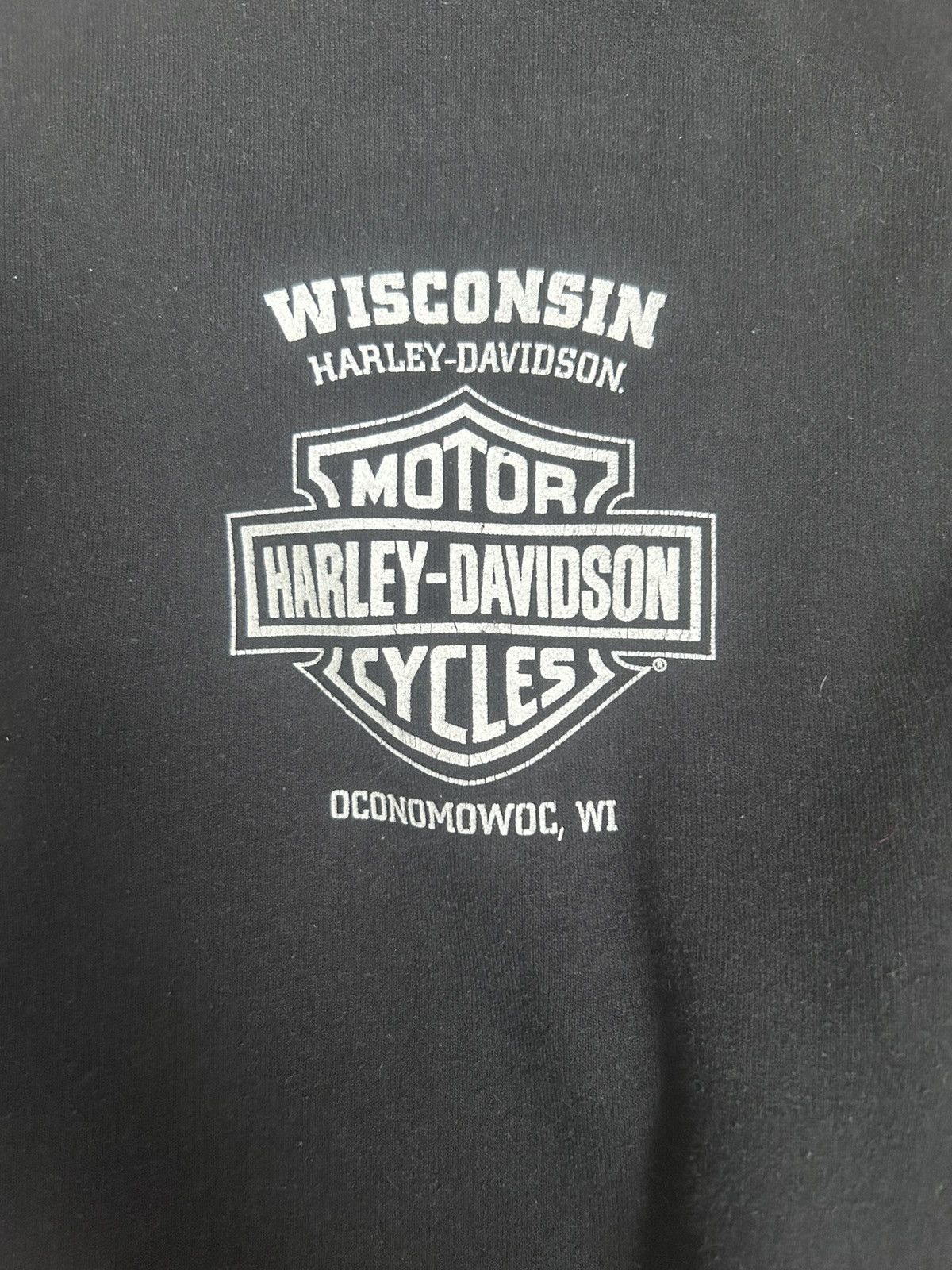 Harley Davidson Harley Davidson y2k skull AOP black sweatshirt small Size US S / EU 44-46 / 1 - 4 Thumbnail