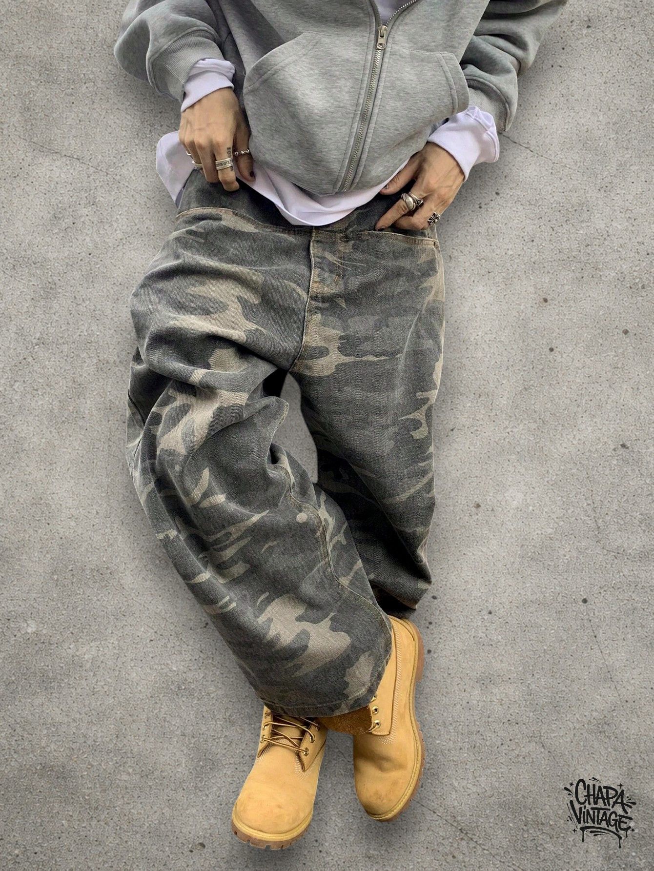 Japanese Brand Baggy military pants Size US 32 / EU 48 - 3 Thumbnail