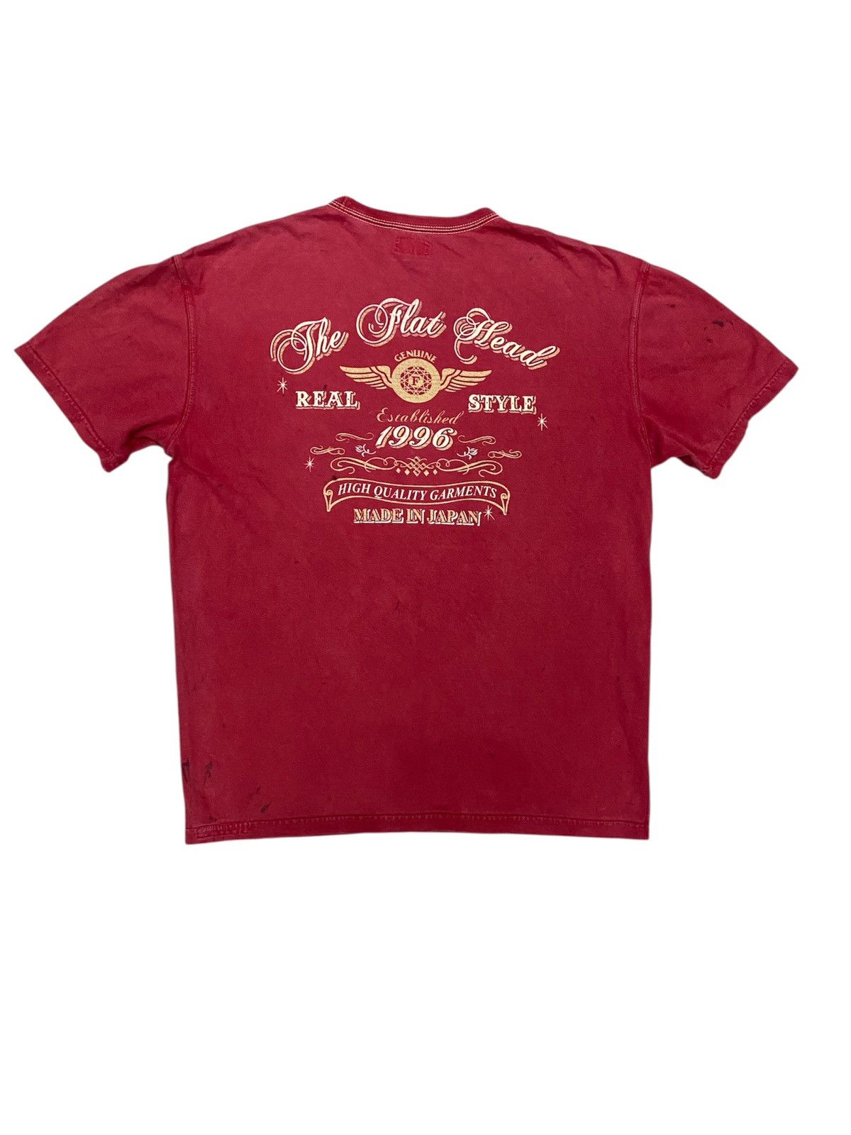 The Flat Head Vintage Flat Head logo tee Size US M / EU 48-50 / 2 - 1 Thumbnail