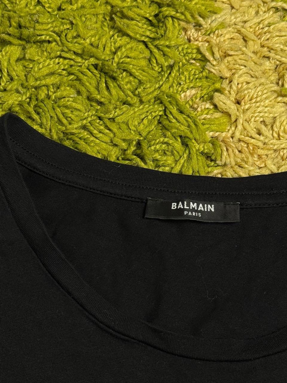 Balmain × Pierre Balmain Balmain logo t shirt black/gold XXL sz Size US XXL / EU 58 / 5 - 4 Thumbnail