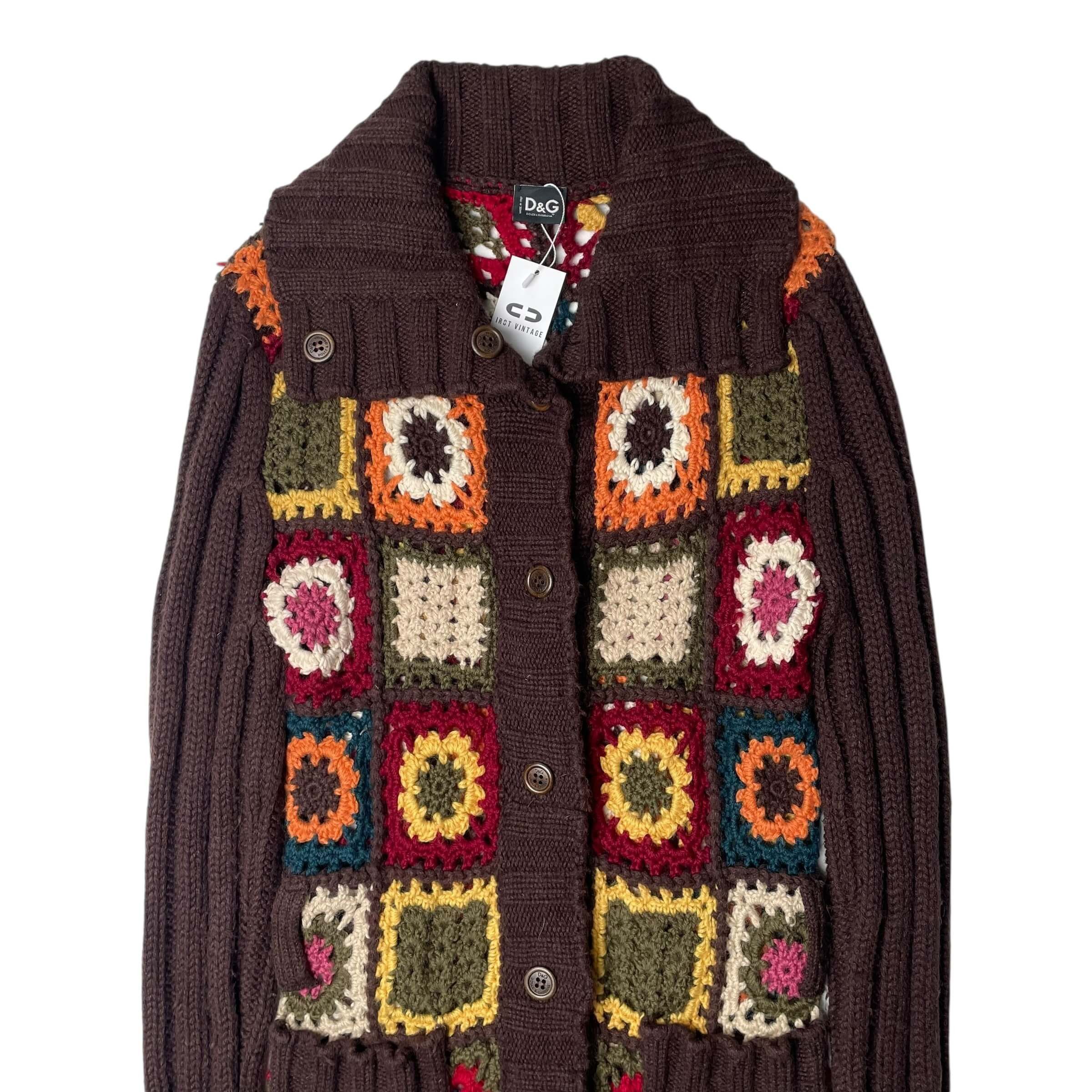 Dolce & Gabbana Dolce&gabbana wool blend crochet knit coat Size M / US 6-8 / IT 42-44 - 2 Thumbnail