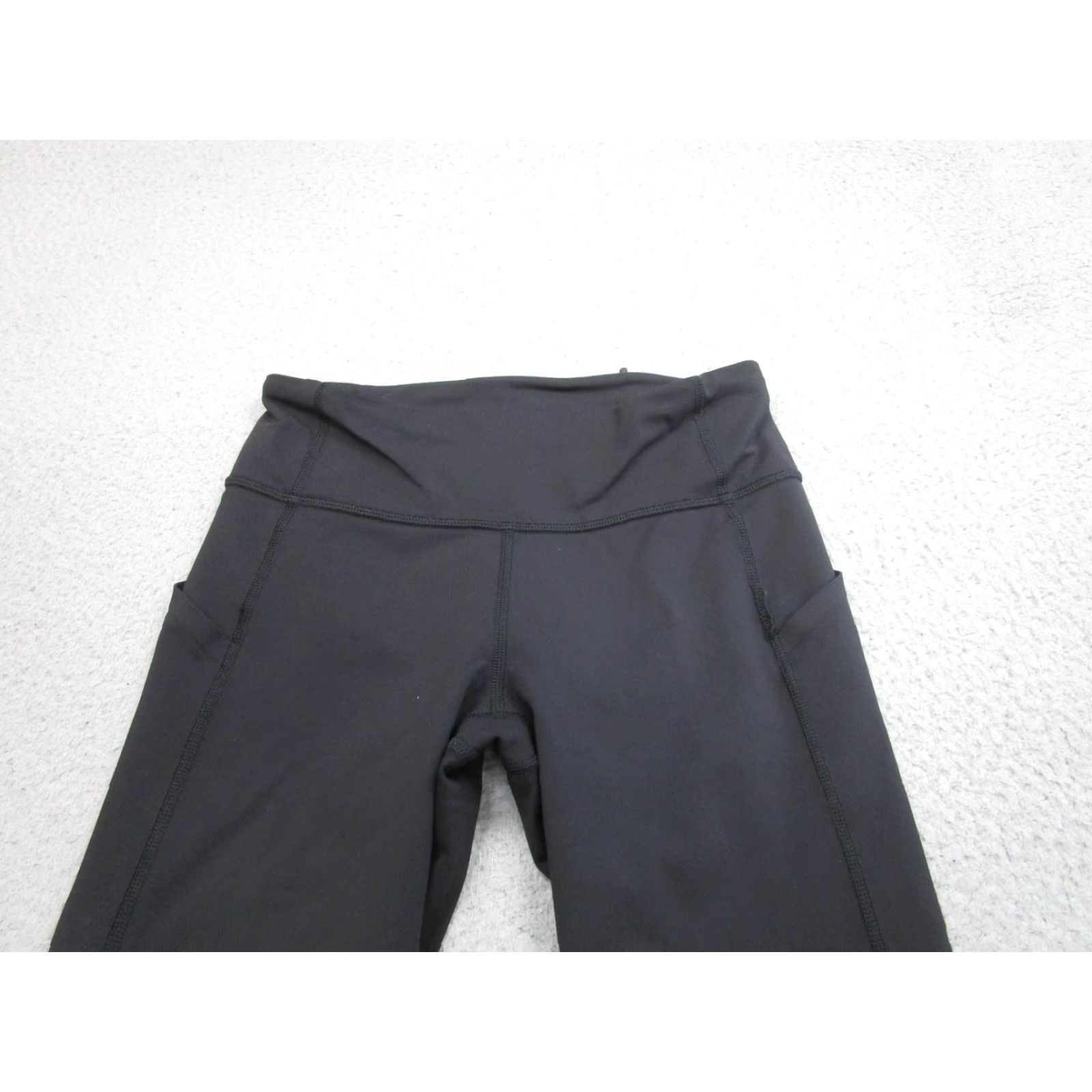 Lululemon Lululemon Leggings Womens 4 Black Ankle Pocket Running Jogging Yoga Stretch Size 27" / US 4 / IT 40 - 2 Thumbnail