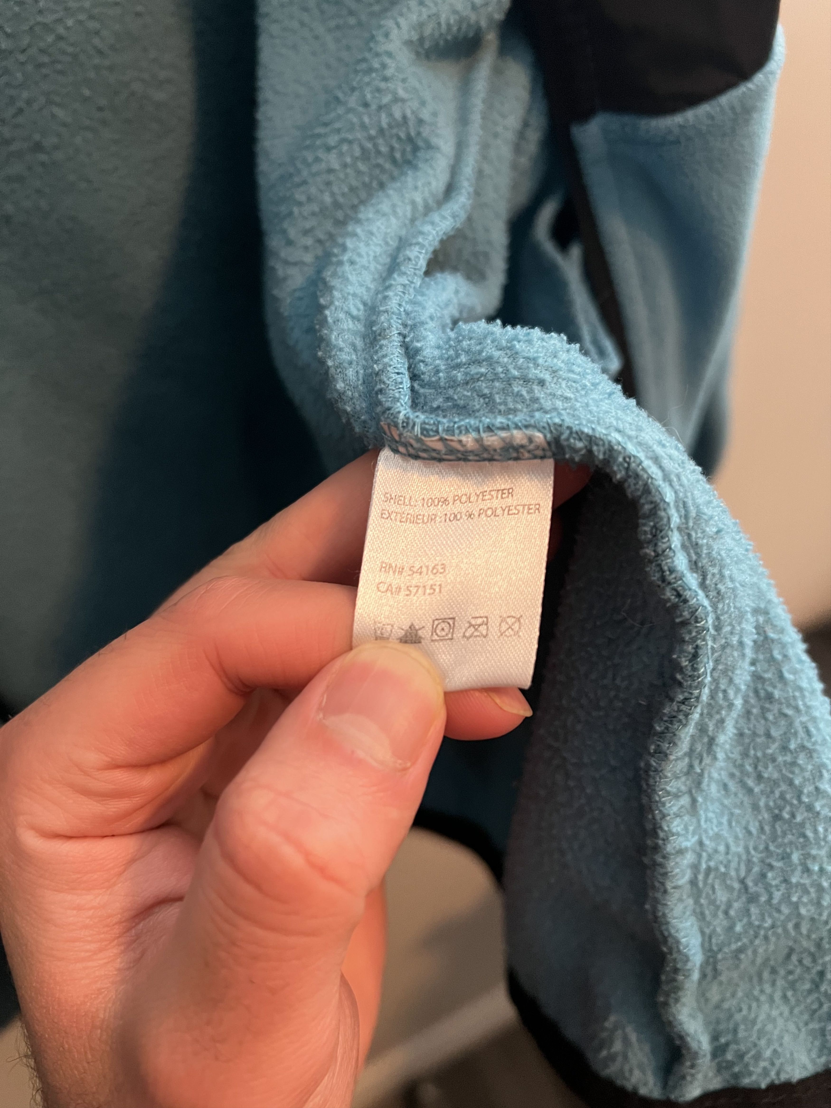 Calvin Klein Archive Vintage Teal Fleece Zip-Up (Calvin Klein - Size M) Size US M / EU 48-50 / 2 - 5 Thumbnail