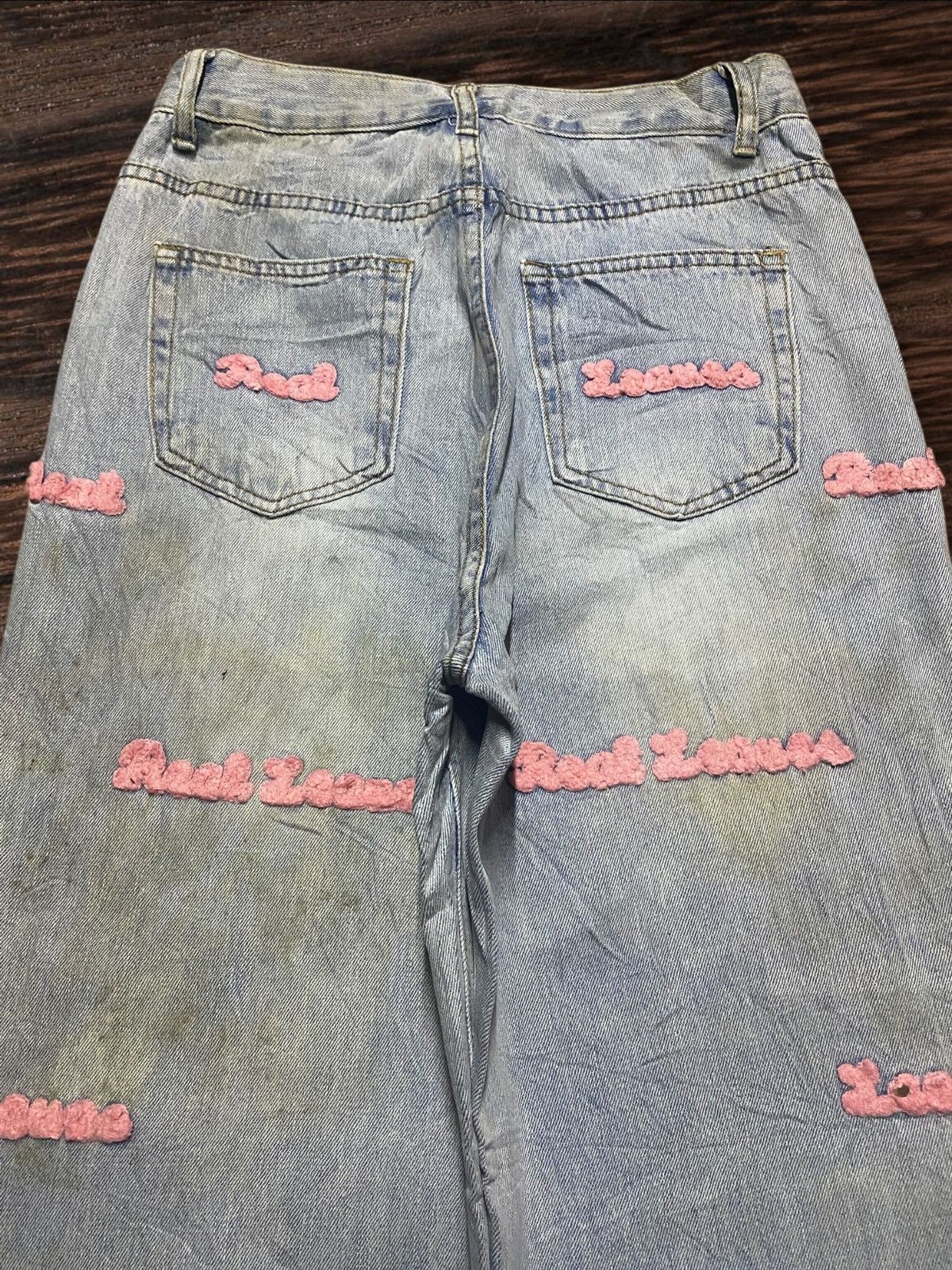 Japanese Brand Pink and blue I.V.I. jeans #festivalvibes Size US 26 / EU 42 - 4 Thumbnail