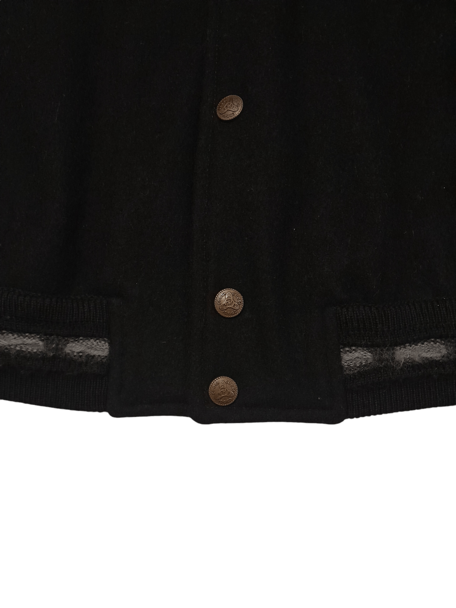 Coogi Coogi VarsityJacket knit wool leather (S 266) Size US S / EU 44-46 / 1 - 3 Thumbnail
