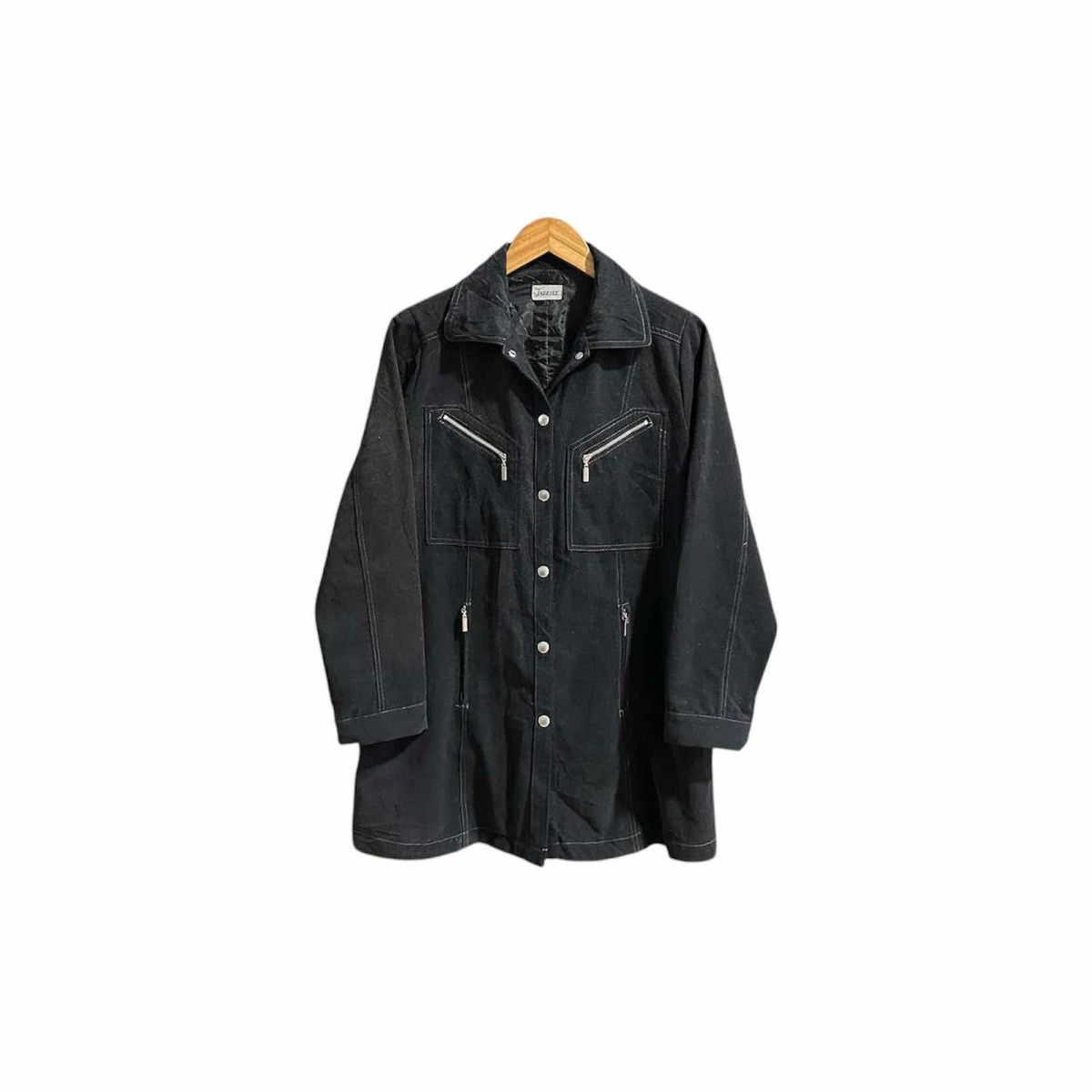 Hysteric Glamour × Japanese Brand × Seditionaries 🔥Sick Y2K Japanese Punk Velvet Shirt Zipper Goth Punk Size US XL / EU 56 / 4 - 1 Thumbnail