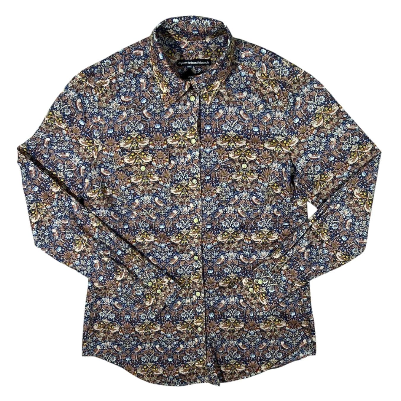 DRYKORN Drykorn Floral Patterned Western Cowboy Style Popper Shirt Women's Medium Size M / US 6-8 / IT 42-44 - 2 Thumbnail