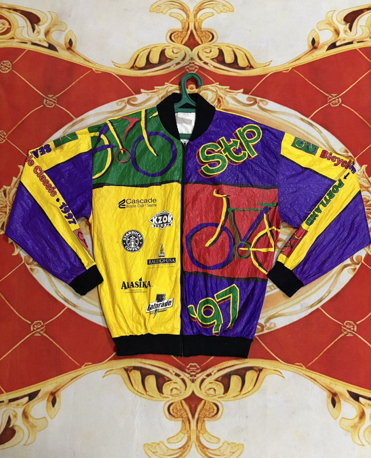 Bicycle 🔥HOT🔥VINTAGE 90's SEATTLE TO PORTLAND BICYCLE JACKET Size US L / EU 52-54 / 3 - 1 Thumbnail